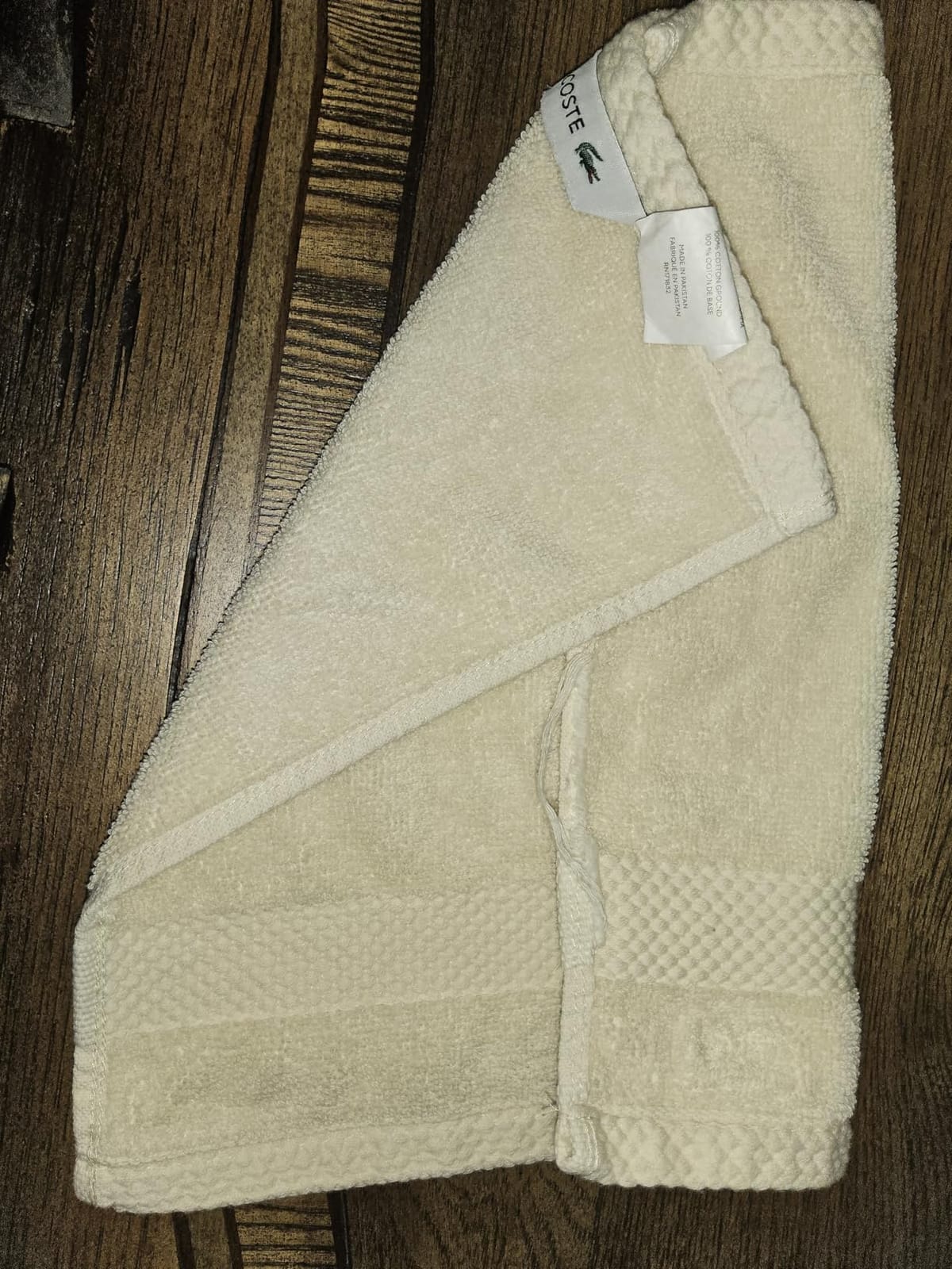 Lacoste Heritage Supima Cotton 6-Piece Towel Set, Meteorite customer photo 1