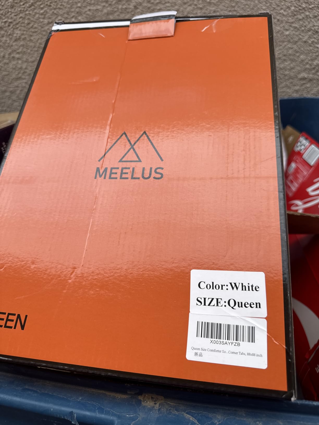 MEELUS Lightweight Comforter Cooling White, All Season Duvet Insert customer photo 1