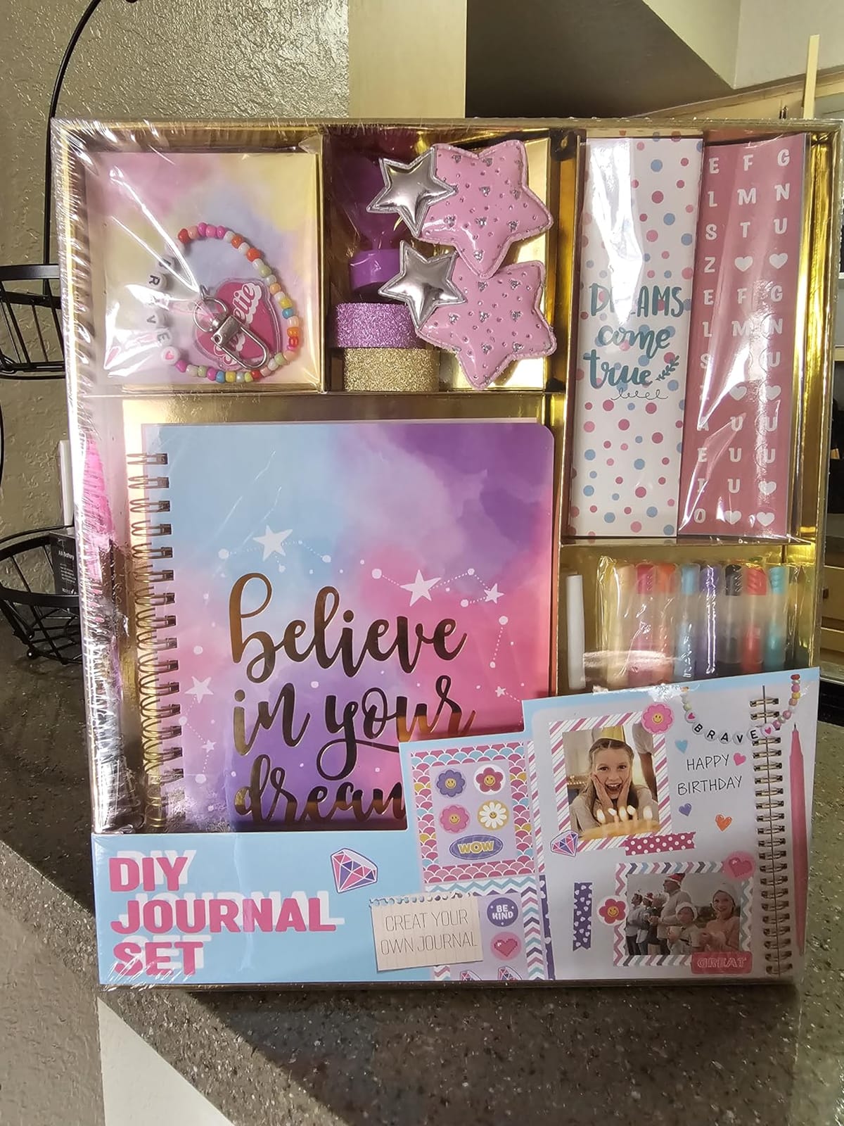 Nollh DlY Journal Kit for Girls Scrapbook Gifts for 8-12 Year Old Girl customer photo 1