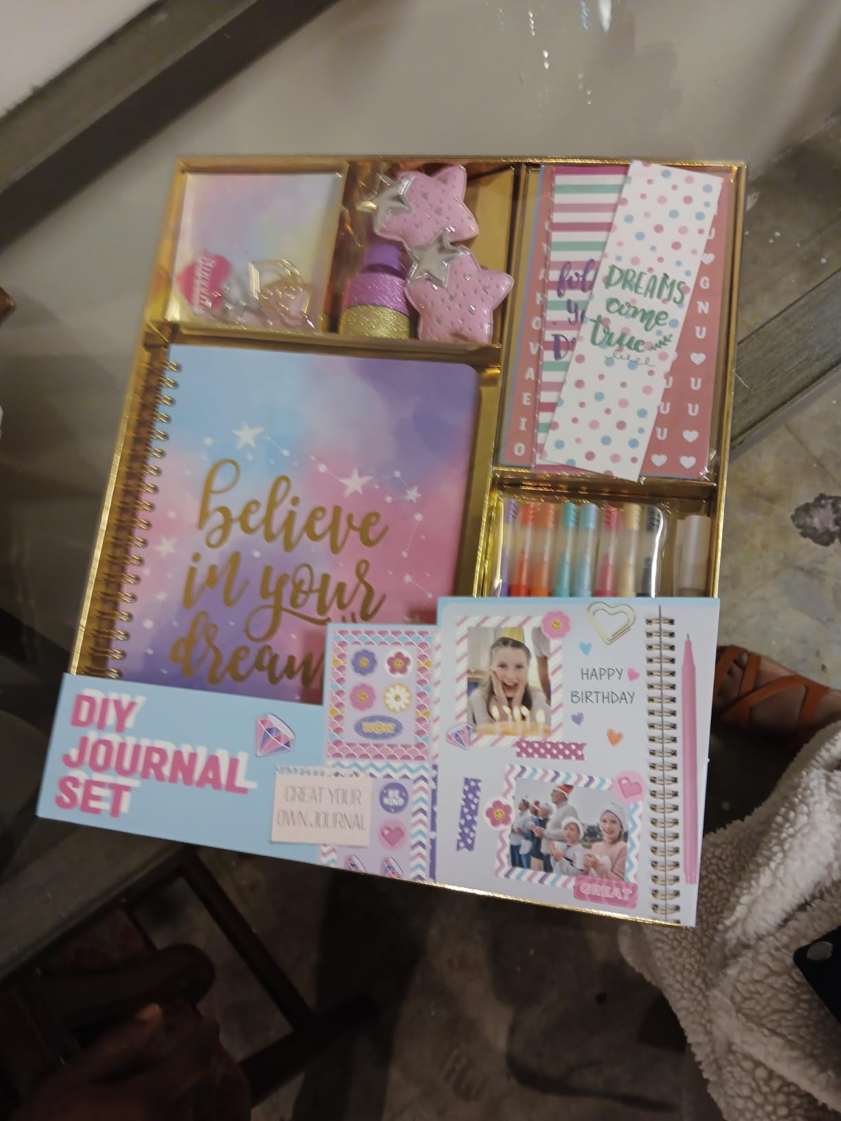 Nollh DlY Journal Kit for Girls Scrapbook Gifts for 8-12 Year Old Girl customer photo 2