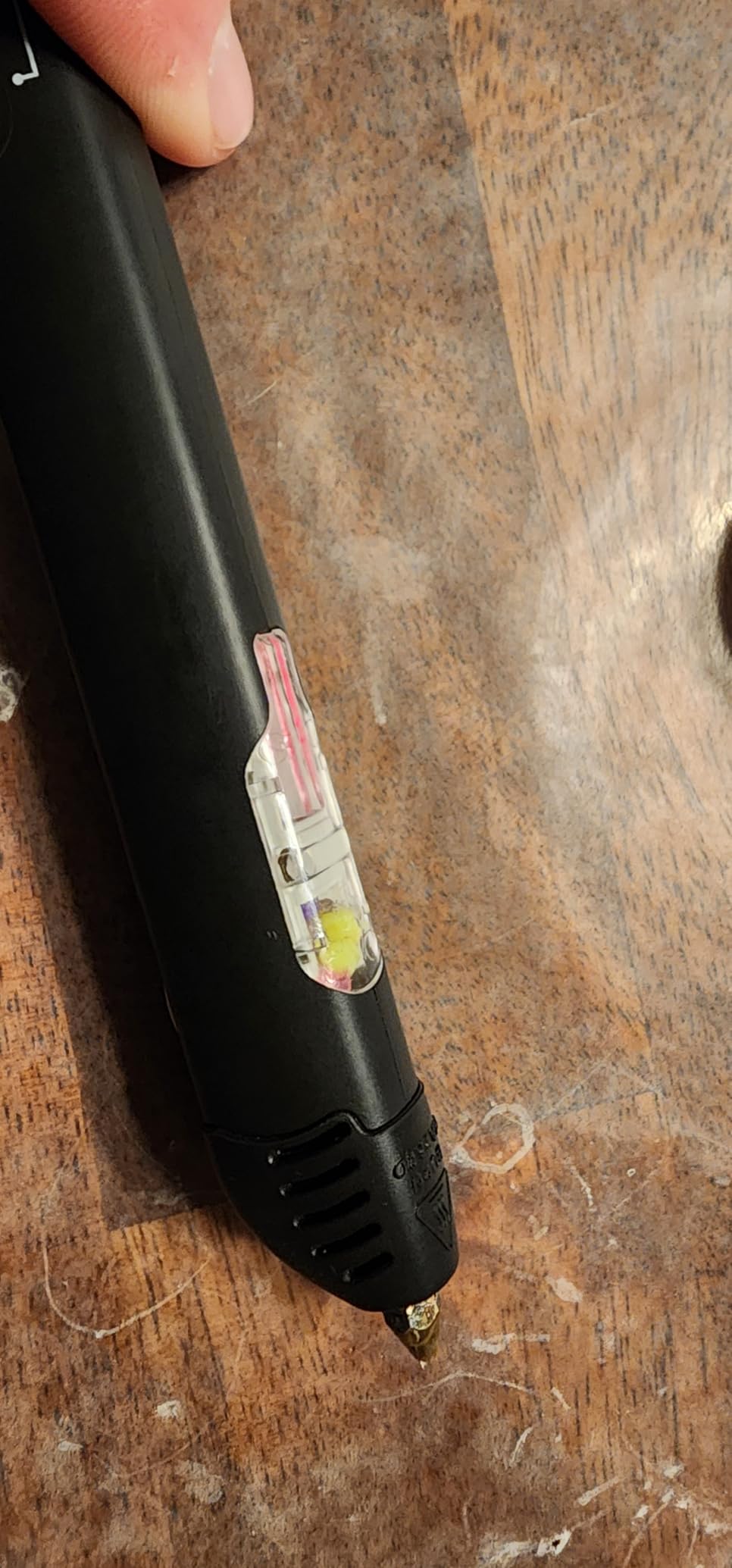 3Doodler Flow 3D Printing Pen for Teens, Adults & Creators – Black, with Free Refill Filaments, Stencil Book & Guide, 3.1 x 10.74 x 4.44 inches customer photo 2