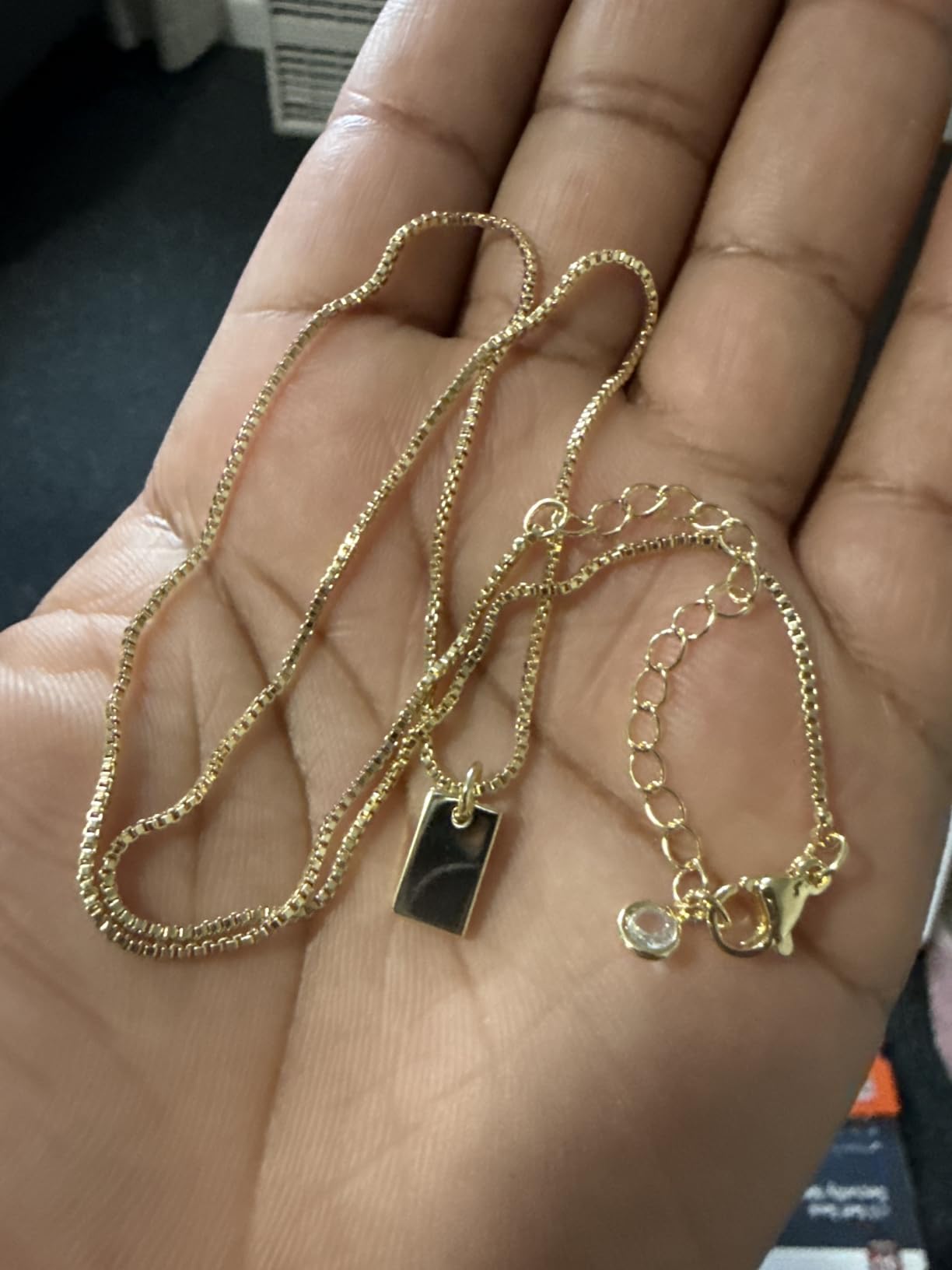 Initial Necklaces for Women 14K Gold Plated Letter Necklace Dainty Waterproof Pendant Necklace Personalized Gifts Trendy Gold Jewelry customer photo 1