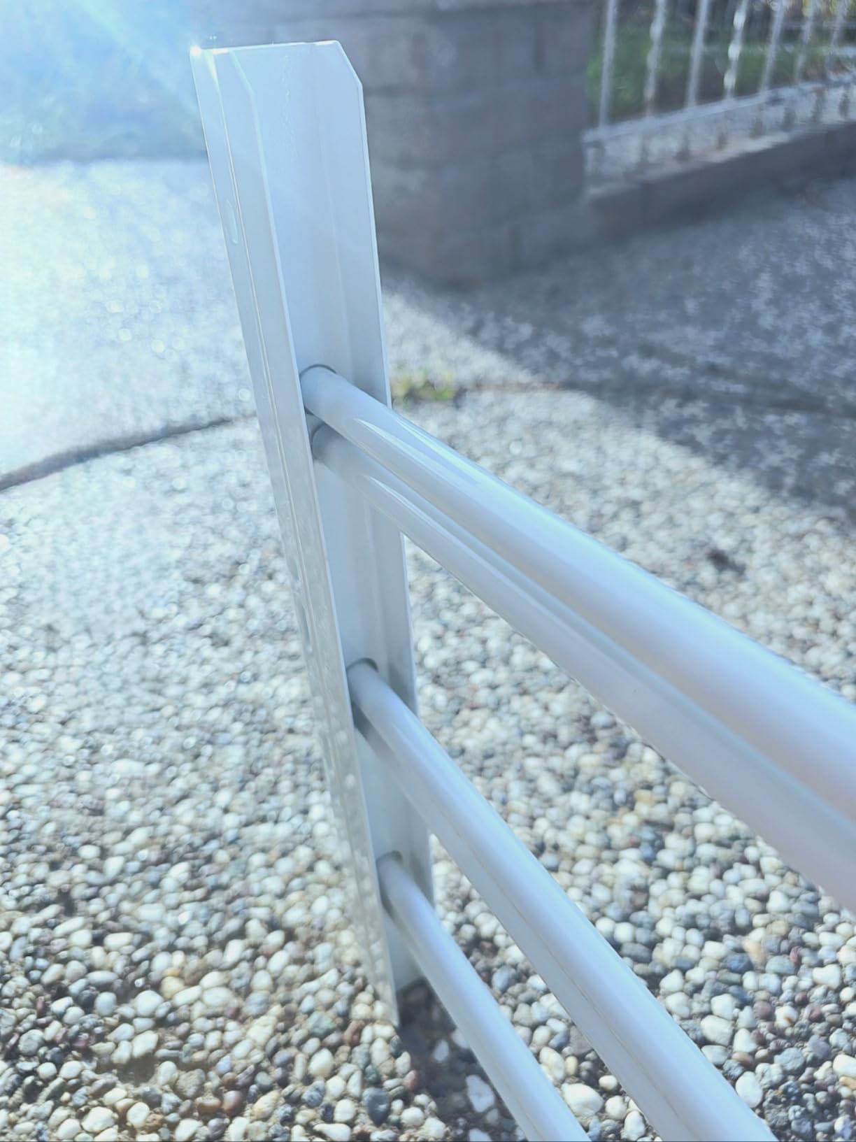 Grisham AWG Fixed Window Security Bars,(White, 3Bars) 14 3/4