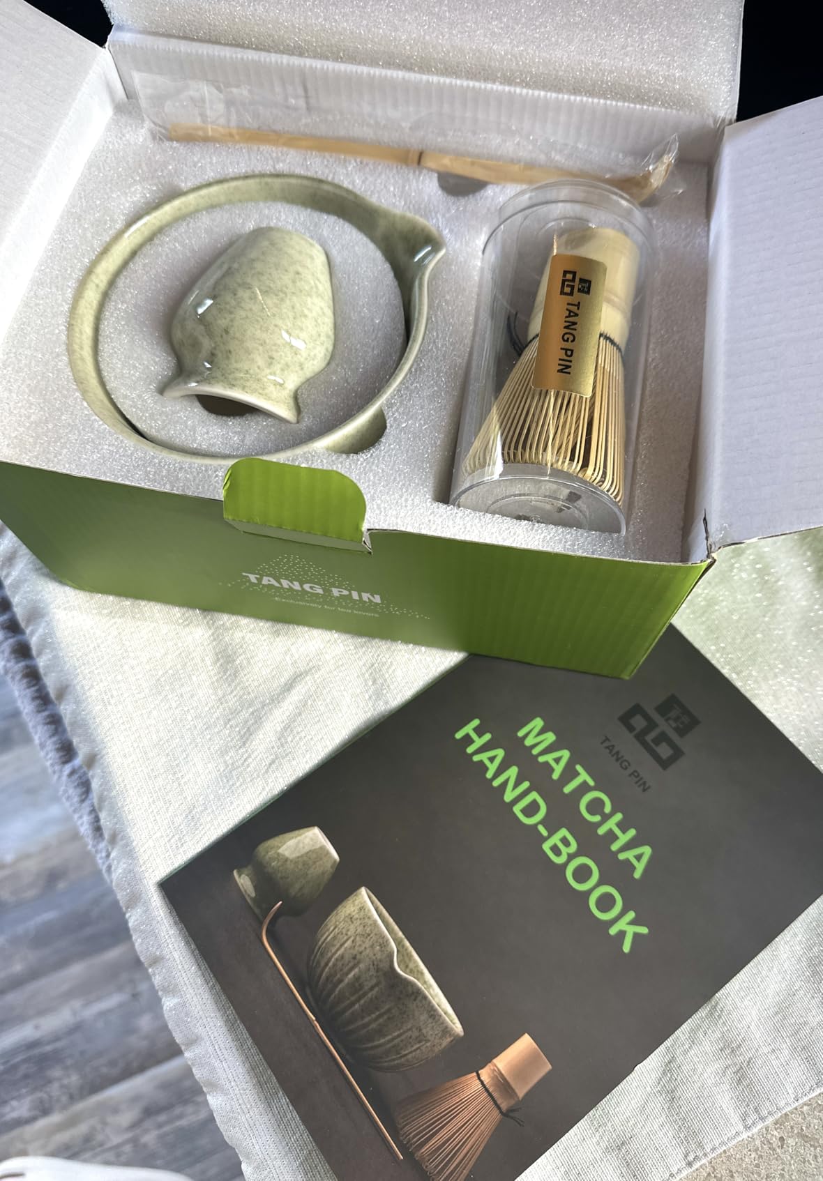 TANG PIN Matcha Set - Match Bowl and Whisk, 15 OZ Matcha Whisk Set customer photo 1