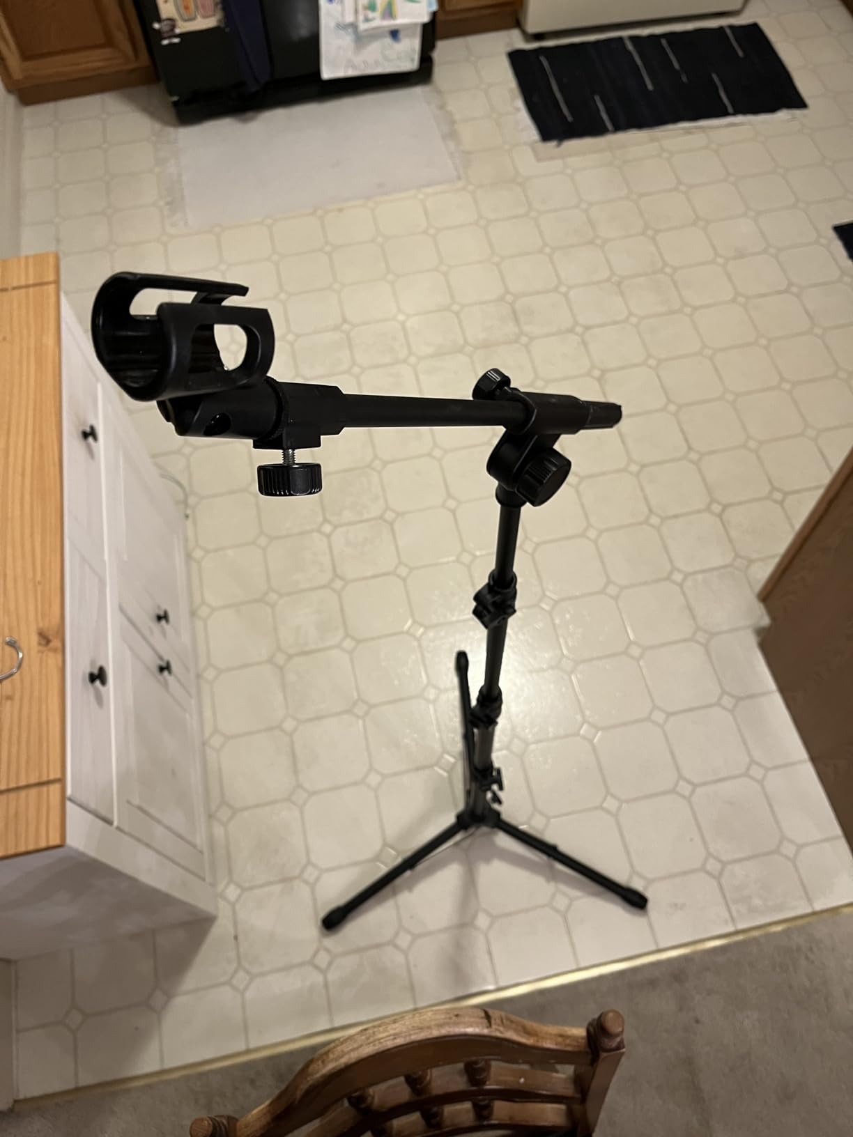 InnoGear Mic Stand Tripod Boom Arm Floor Microphone Stand Height Adjustable customer photo 2
