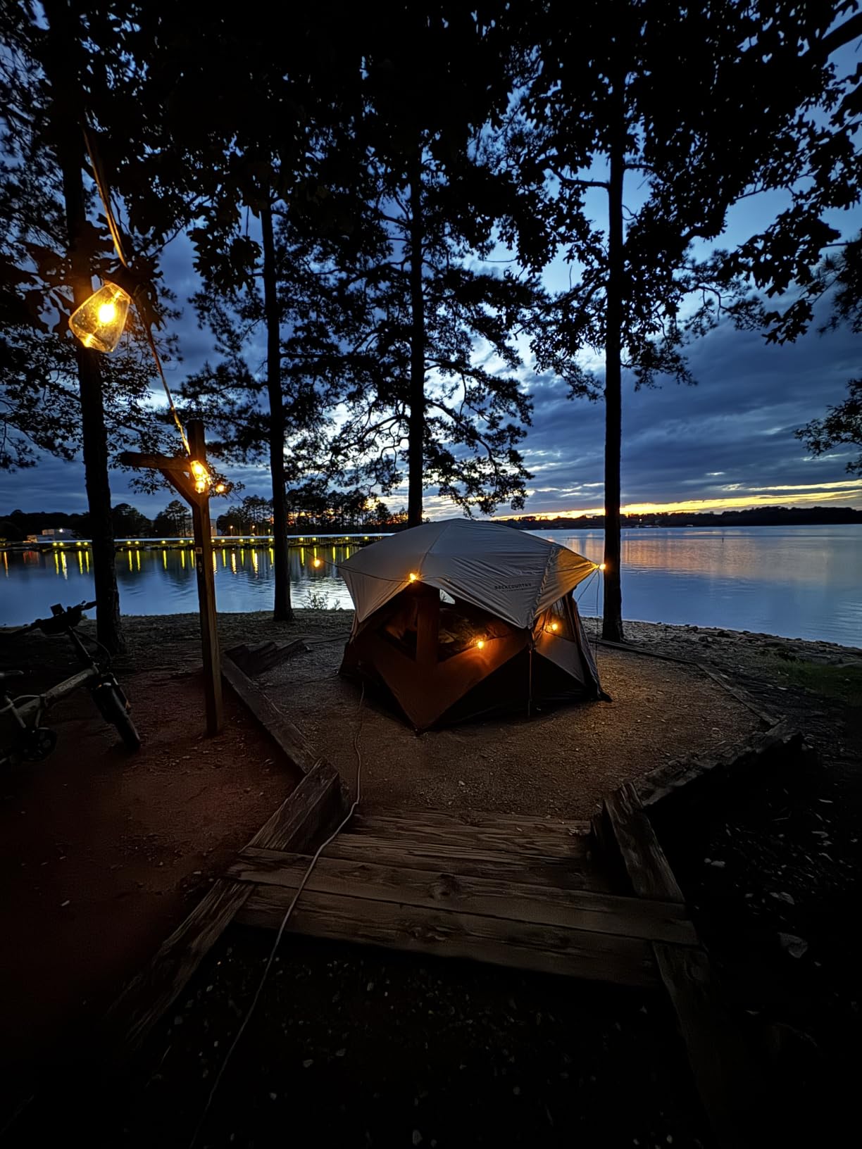 addlon 52FT(48+4) Solar String Lights Outdoor, Waterproof Dimmable 16+1 LED customer photo 2