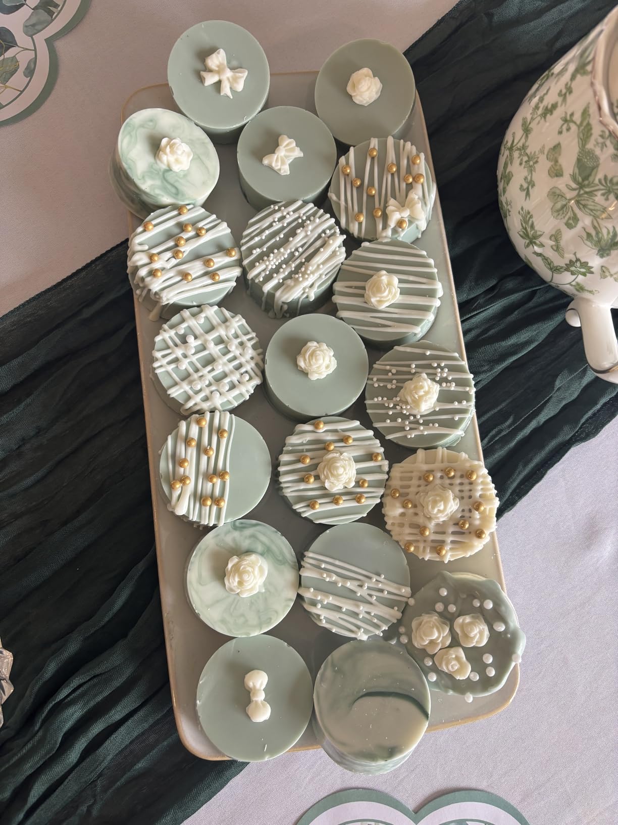 Famiware Serving Platters Set of 3 Sizes - Rectangular, Vanilla White customer photo 1