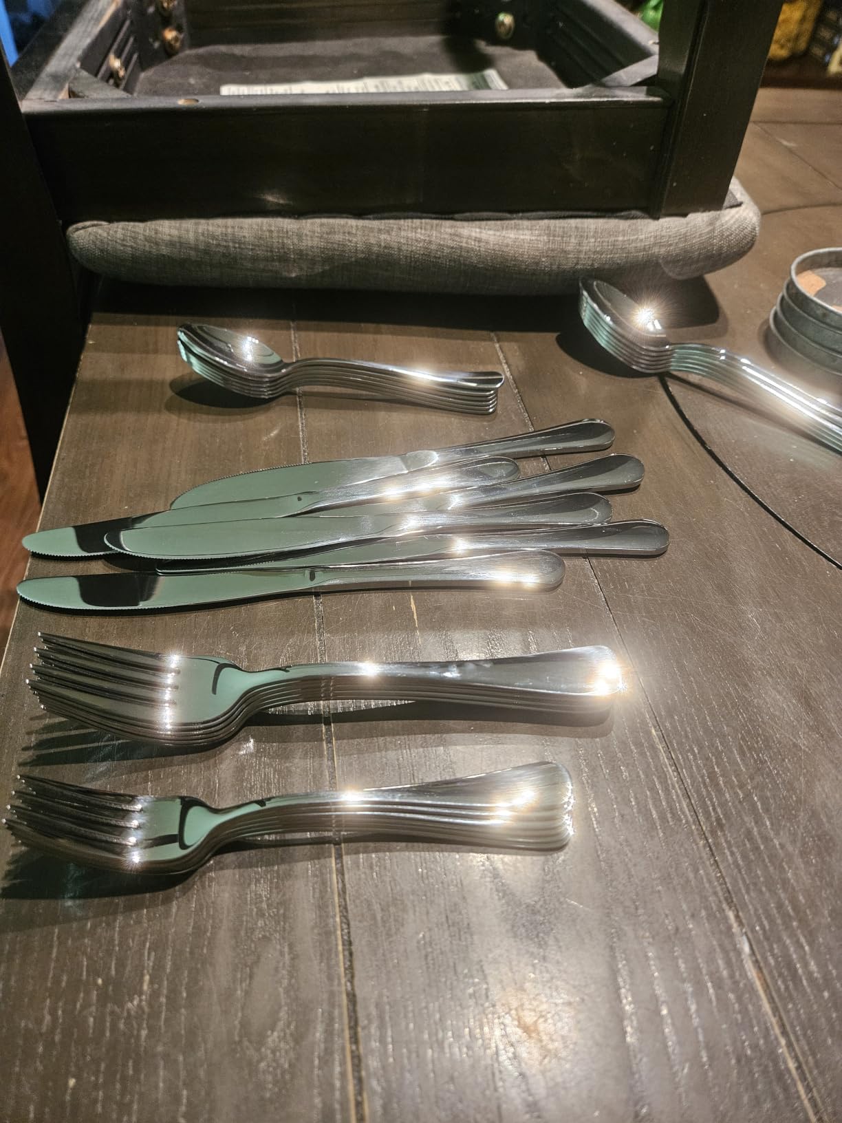 Silverware Set for 12,60 Piece Stainless Steel Flatware Utensil Cutlery Set | Heavy Duty Steak Knife Fork and Spoon, Dishwasher Safe, Gift Package for Wedding Housewarming customer photo 2