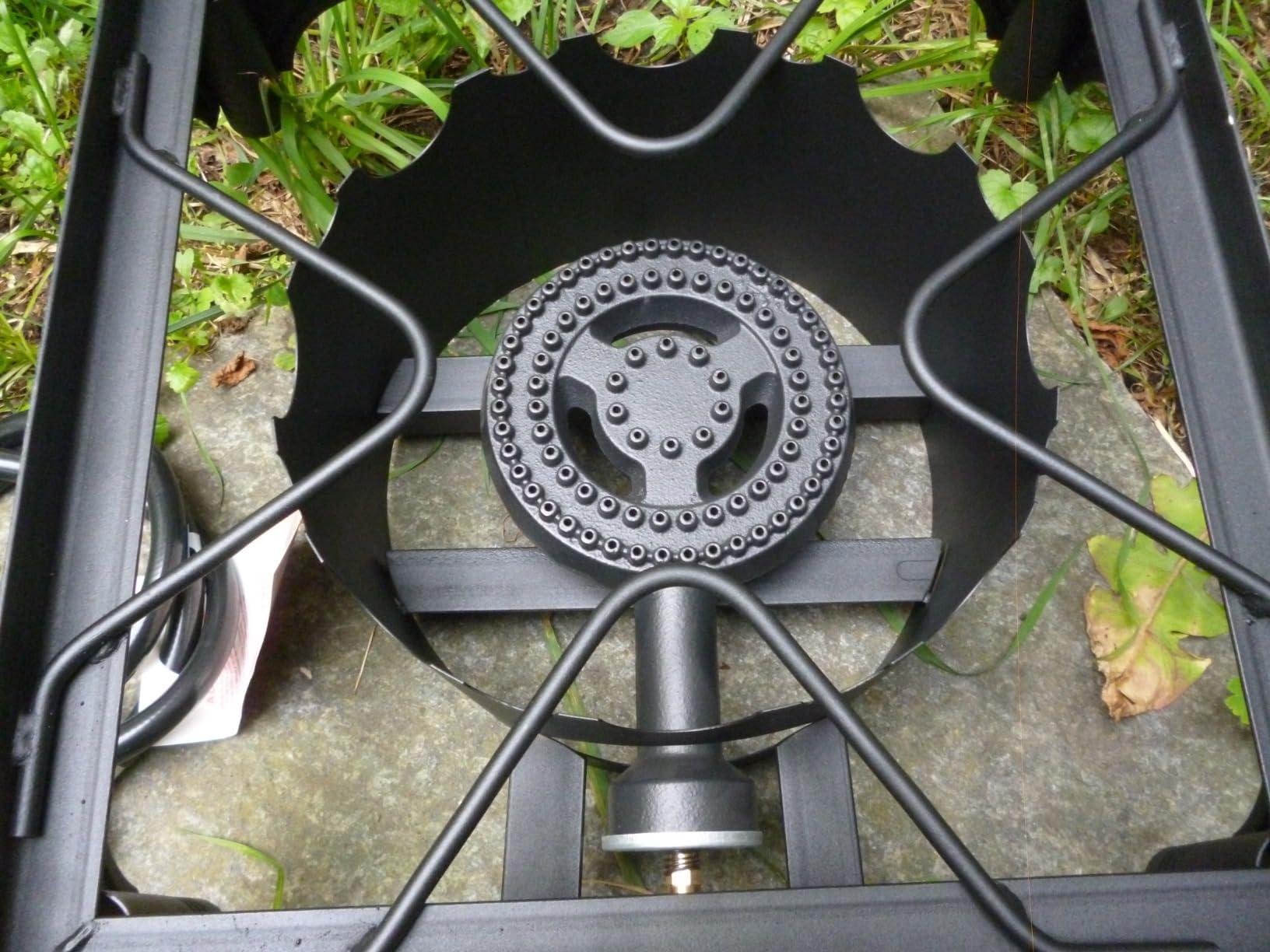 Vivicreate 30,000 BTU Propane Gas Stove, Outdoor Single Burner with Adjustable Two-Level Stand, 20 PSI Regulator and Hose, Heavy Duty Cooker for Patio, Camping and Seafood Boils customer photo 2
