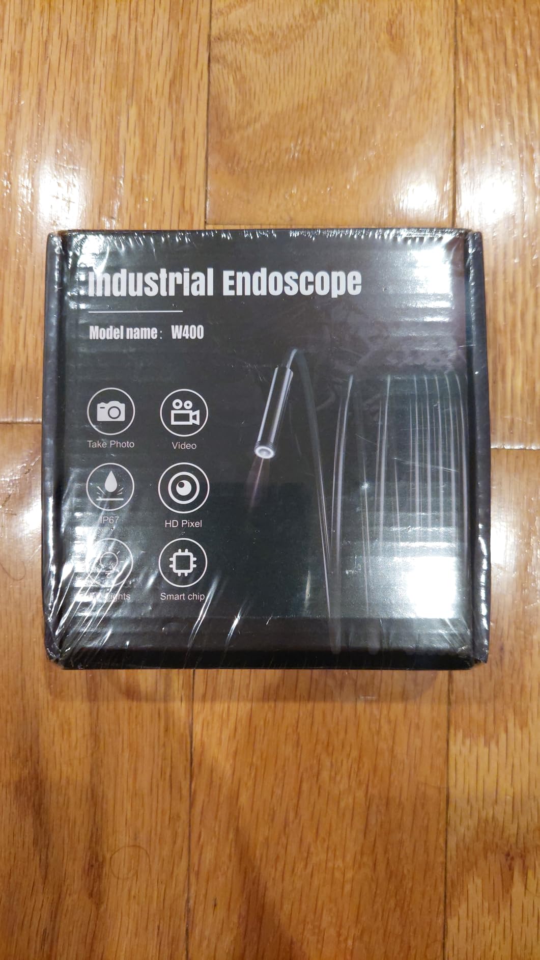 Endoscope Camera with Light,1920P HD Borescope Tools with 8 Adjustable LED Lights, Endoscope with Semi-Rigid Snake Camera, IP67 Waterproof Inspection Borescope for iOS and Android-16.4ft Dual-Lens customer photo 2
