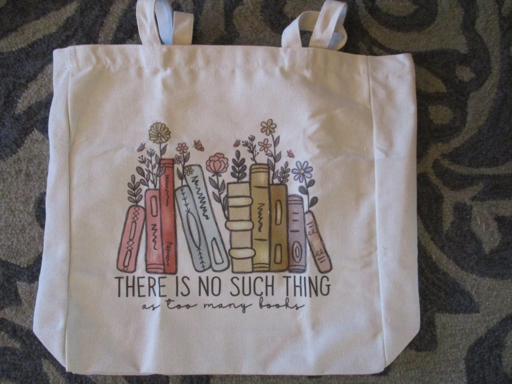 LEADO Cute Canvas Tote Bag, Book Lovers Gifts - Christmas, Gifts for Women customer photo 2
