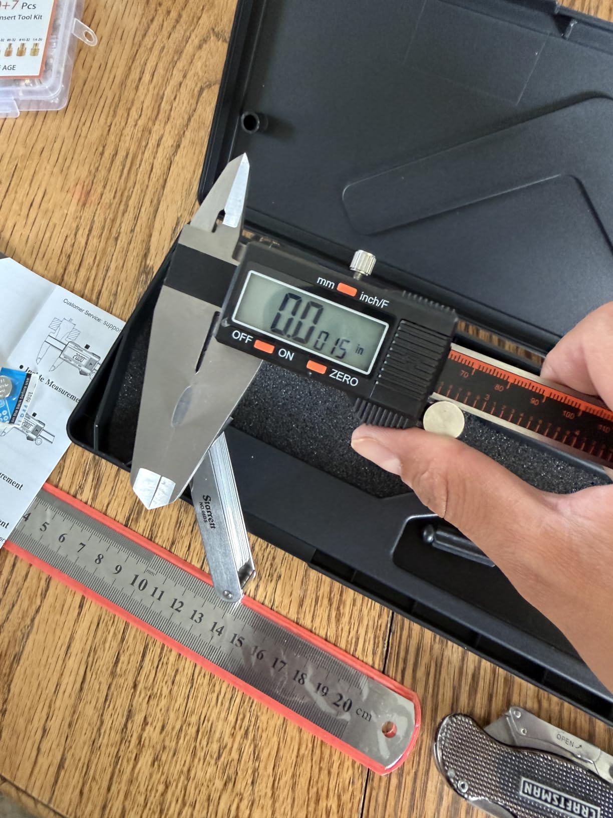 HARDELL Digital Caliper 12 Inch, Micrometer Calipers with Large LCD Screen customer photo 2