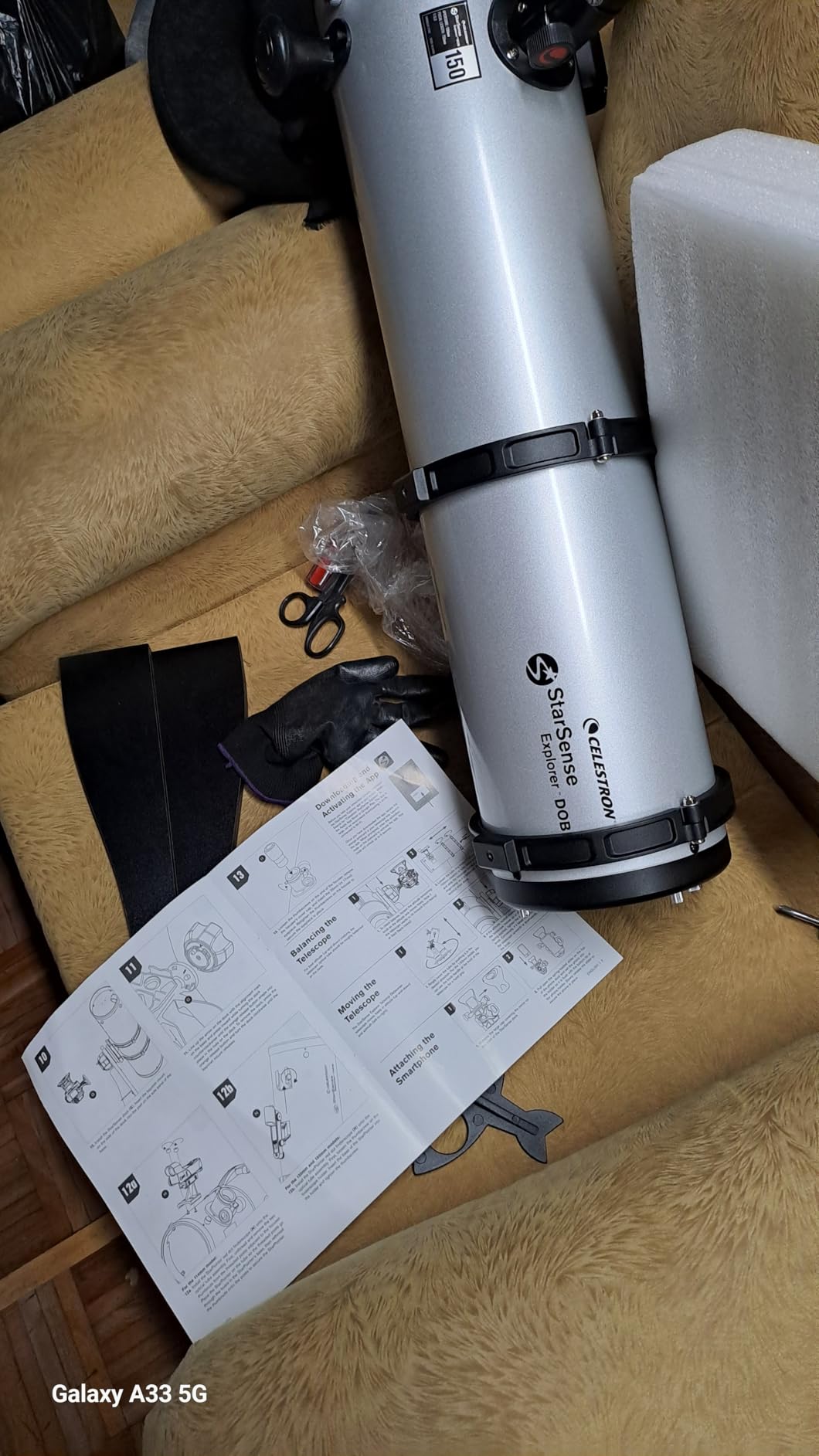 Celestron StarSense Explorer 150mm App-Enabled Tabletop Dobsonian Telescope customer photo 1