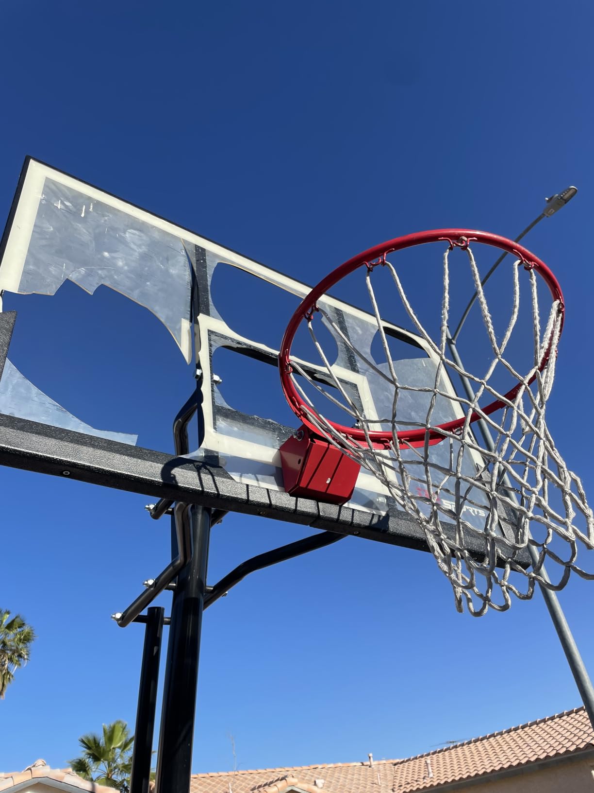 IE Sports Portable Basketball Hoop - Indoor and Outdoor Hoops Game Equipment for Backyard, Driveway, and Garage customer photo 1