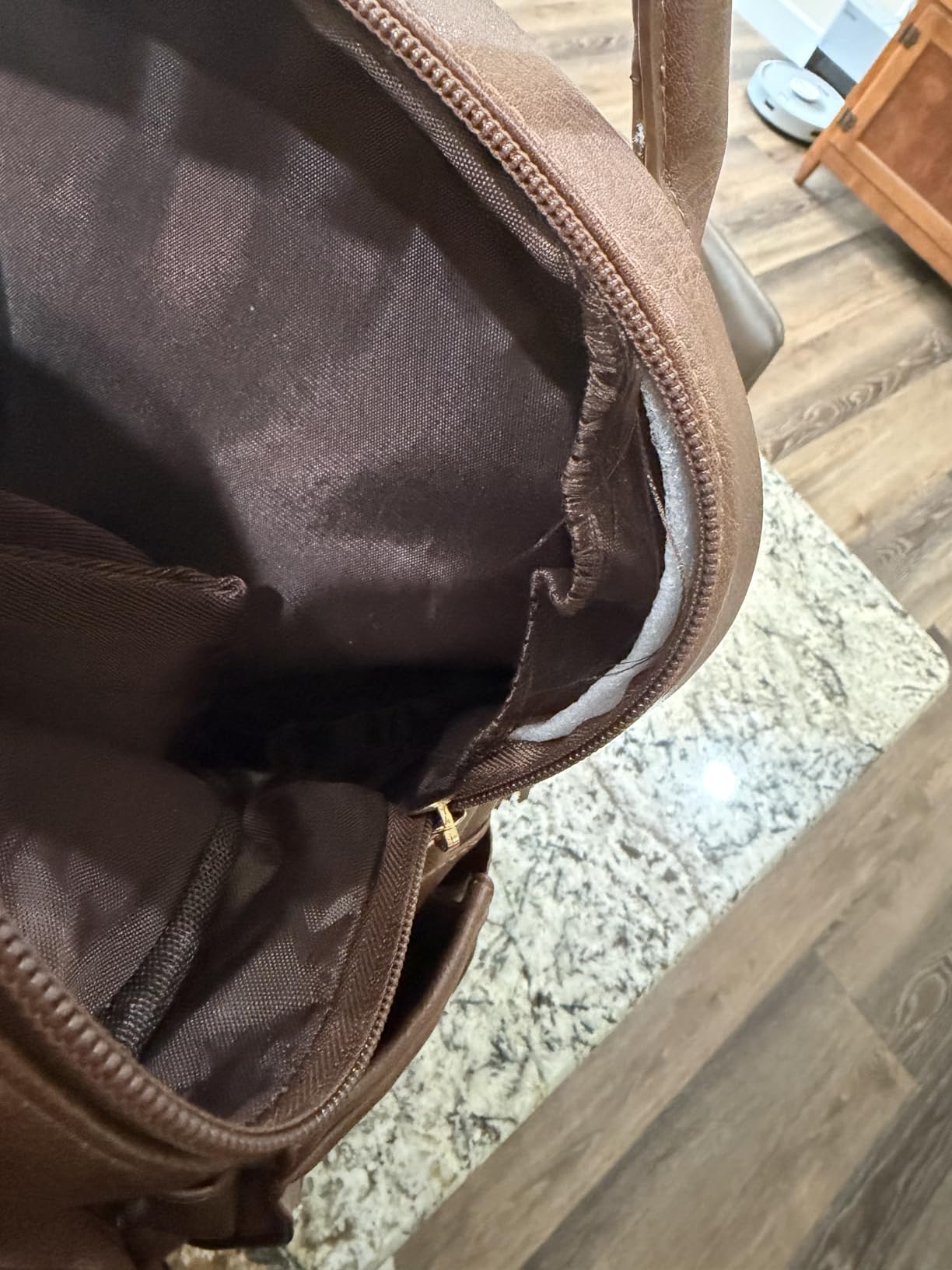 ROSEGIN Premium Vegan Leather Diaper Bag Backpack with Waterproof Changing Pad, Reinforced Zippers & Odor-Free,20 Pockets Pro Organizer, Fits 15.6