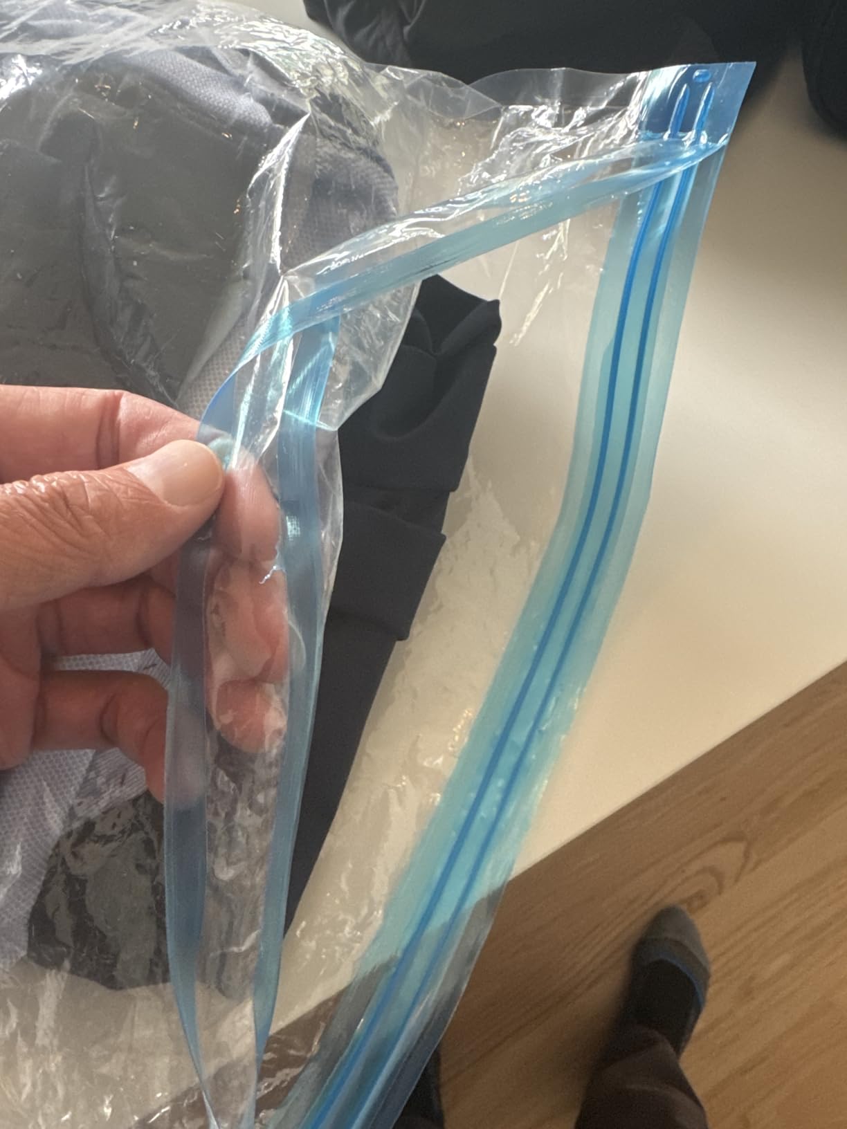 ALMING Compression Bags - Travel Essentials - 12 Pack Space Saver Bags - No Vacuum Pump Or Air Extractor is Needed - Storage Accessorie and Home Packing Organizers (transparent) customer photo 1