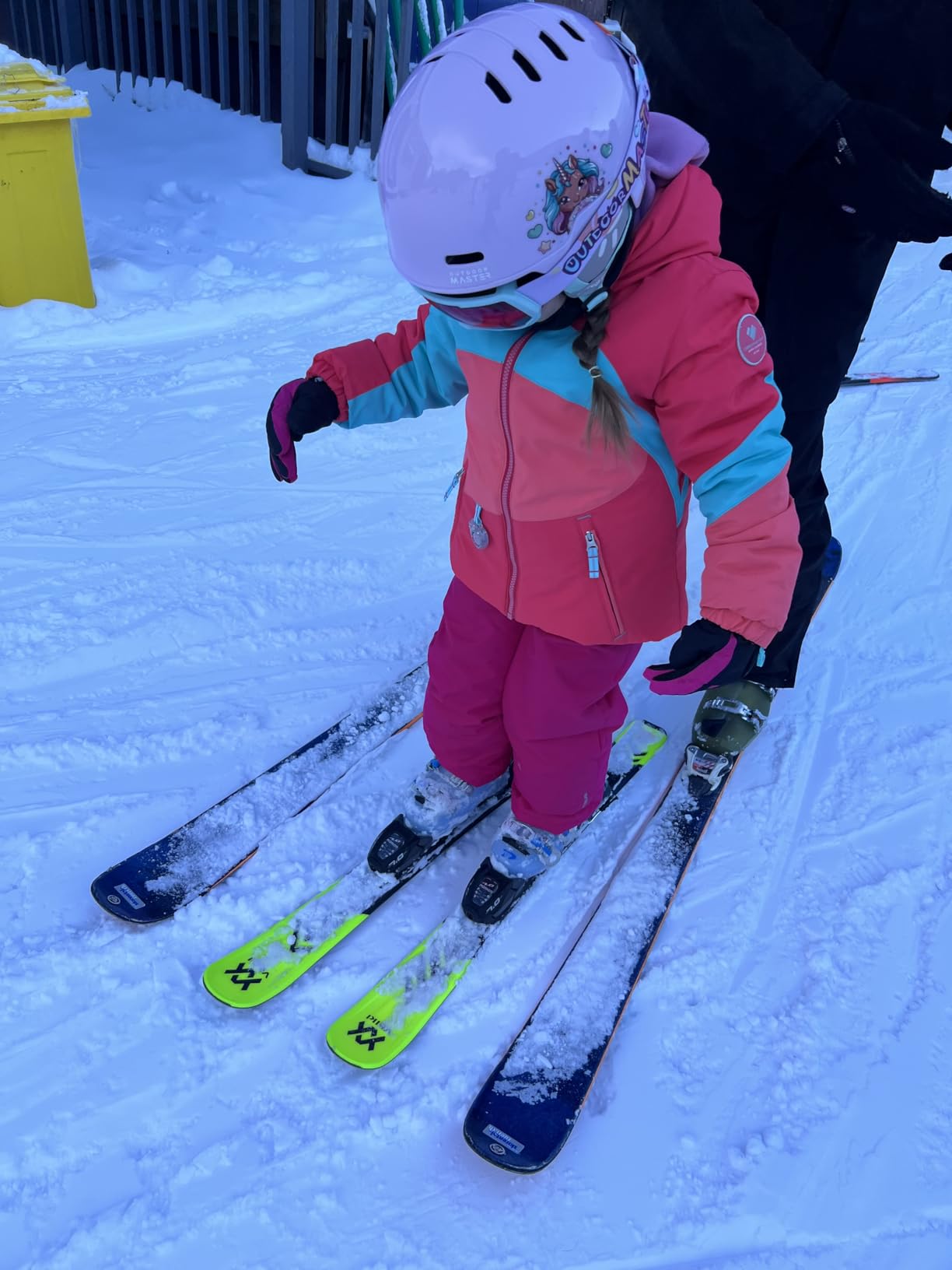 OutdoorMaster Kids Ski Helmet and Goggles Set Dial Fit Safety-Certified customer photo 2