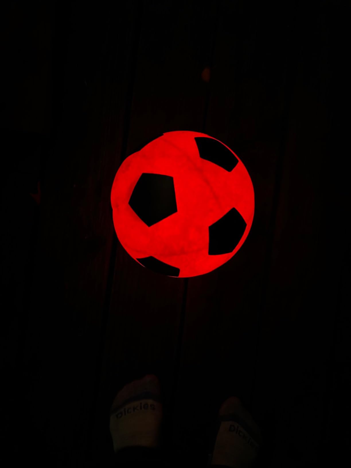 Light Up Soccer Ball - Glow in the Dark - NO 5 - Sports Gifts for Boys Girl customer photo 2