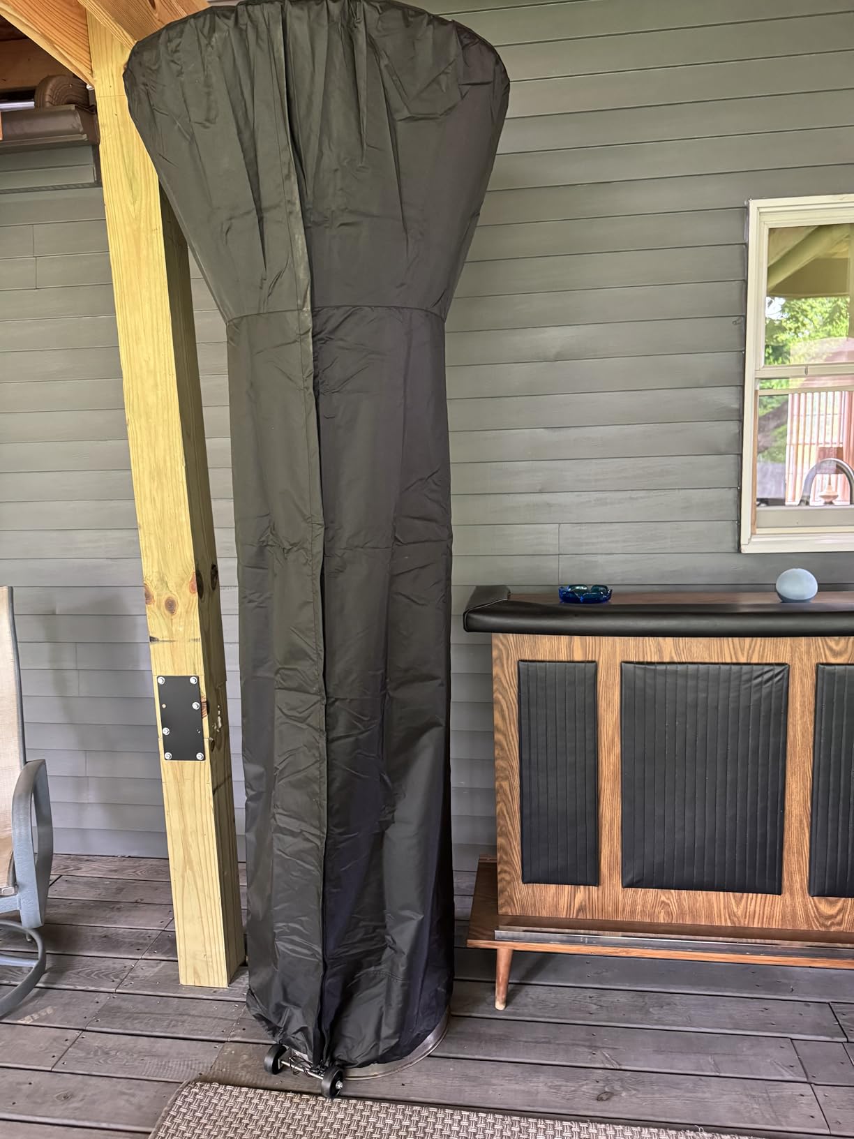 OutdoorLines Waterproof Patio Heater Covers with Zipper and Storage Bag, customer photo 1
