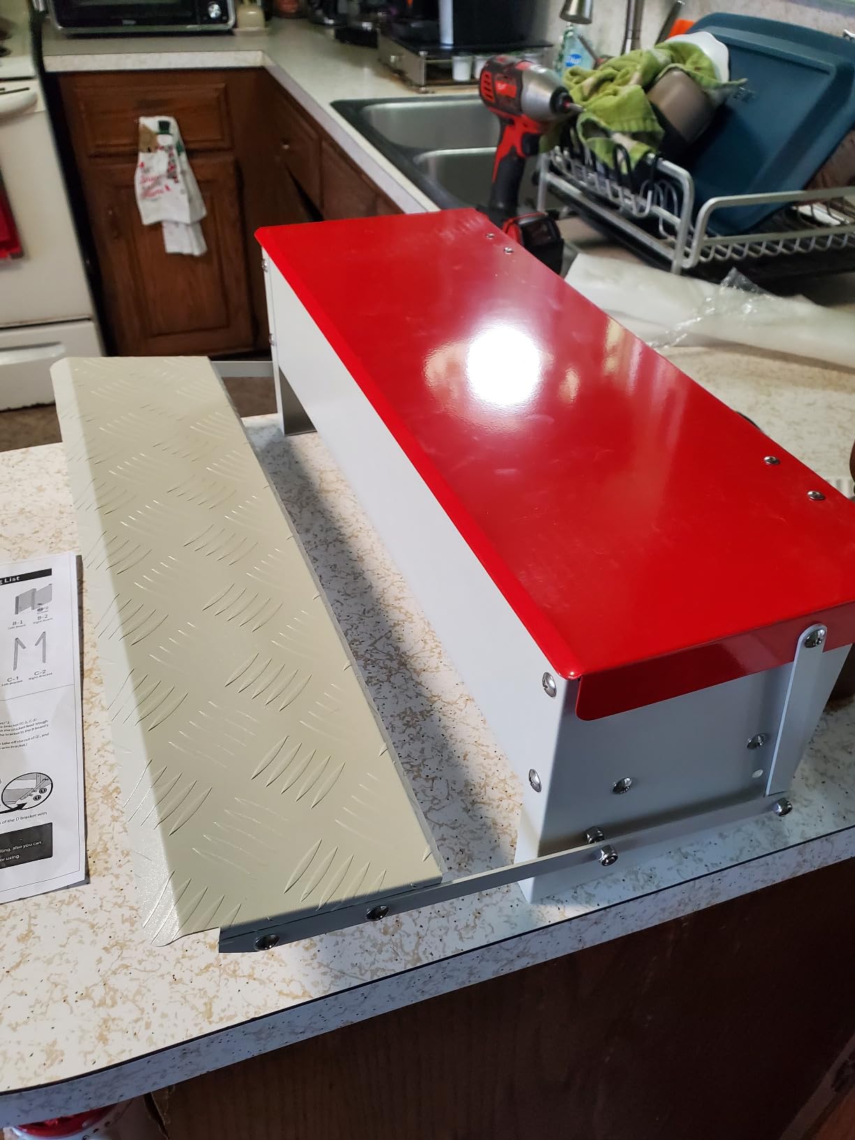 Automatic Chicken Feeder Rat Proof Galvanized Treadle Poultry Feeder customer photo 1