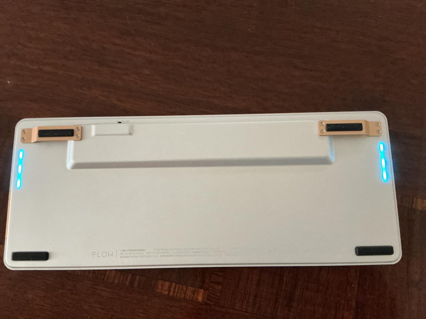 LOFREE Flow84 Low Profile Mechanical Keyboard, 75 Percent Rechargeable Wireless Keyboards with Bluetooth and Wired Connection for Windows, Mac OS/White Ghost Linear Switches customer photo 2