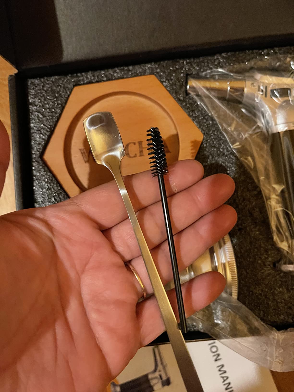 Electric Cocktail Smoker Kit,Rechargeable Drink Smoker Kit with Smoking Gun customer photo 2