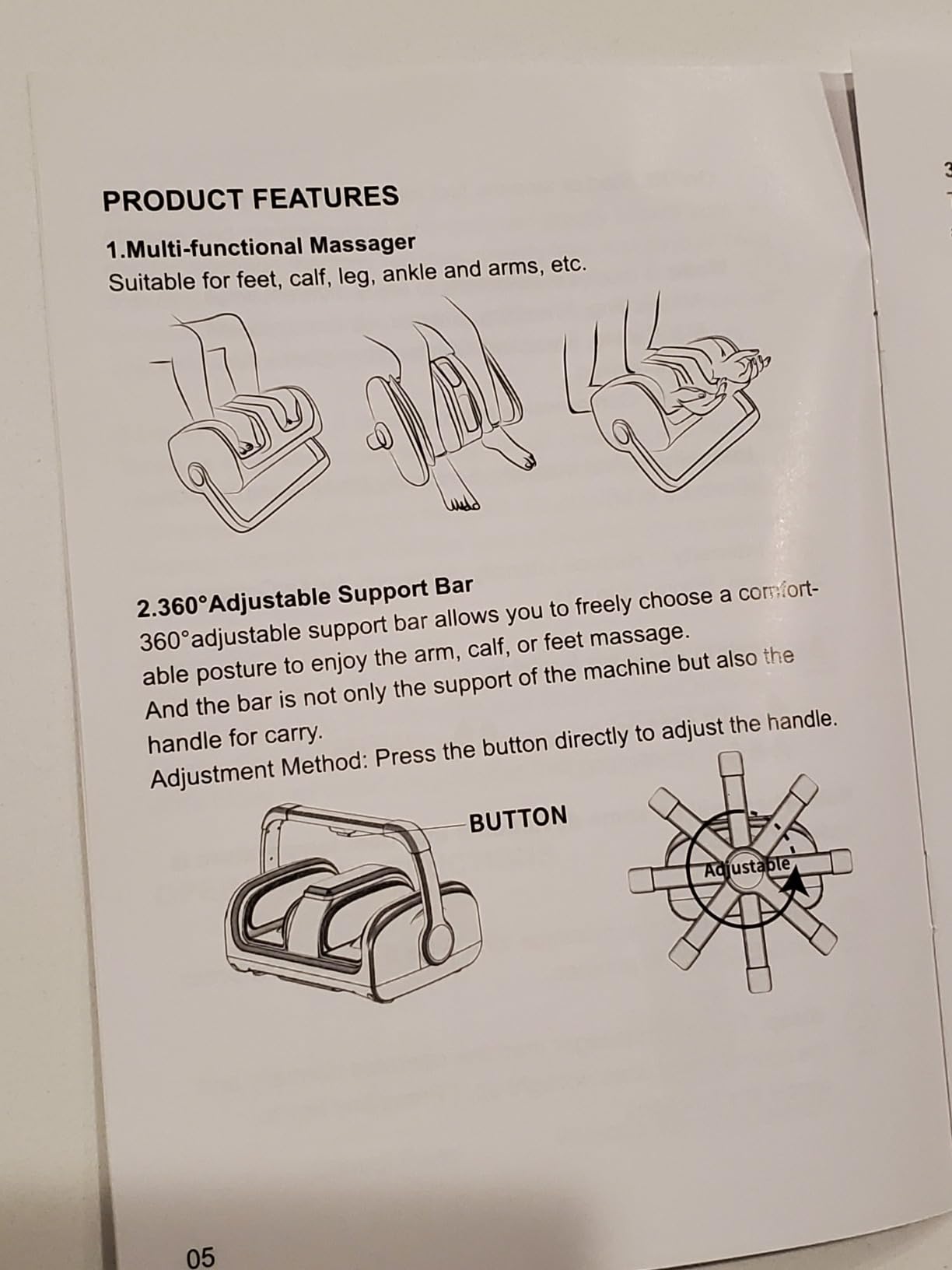 CARESKYpro HSA Eligible FSA Shiatsu Foot Massager with Heat for Neuropathy and Pain Relief, 3 Heat Therapy, 5 Intensity Deep Kneading, Rolling for Calf-Feet-Arm Relaxation, Plantar Fasciitis customer photo 1