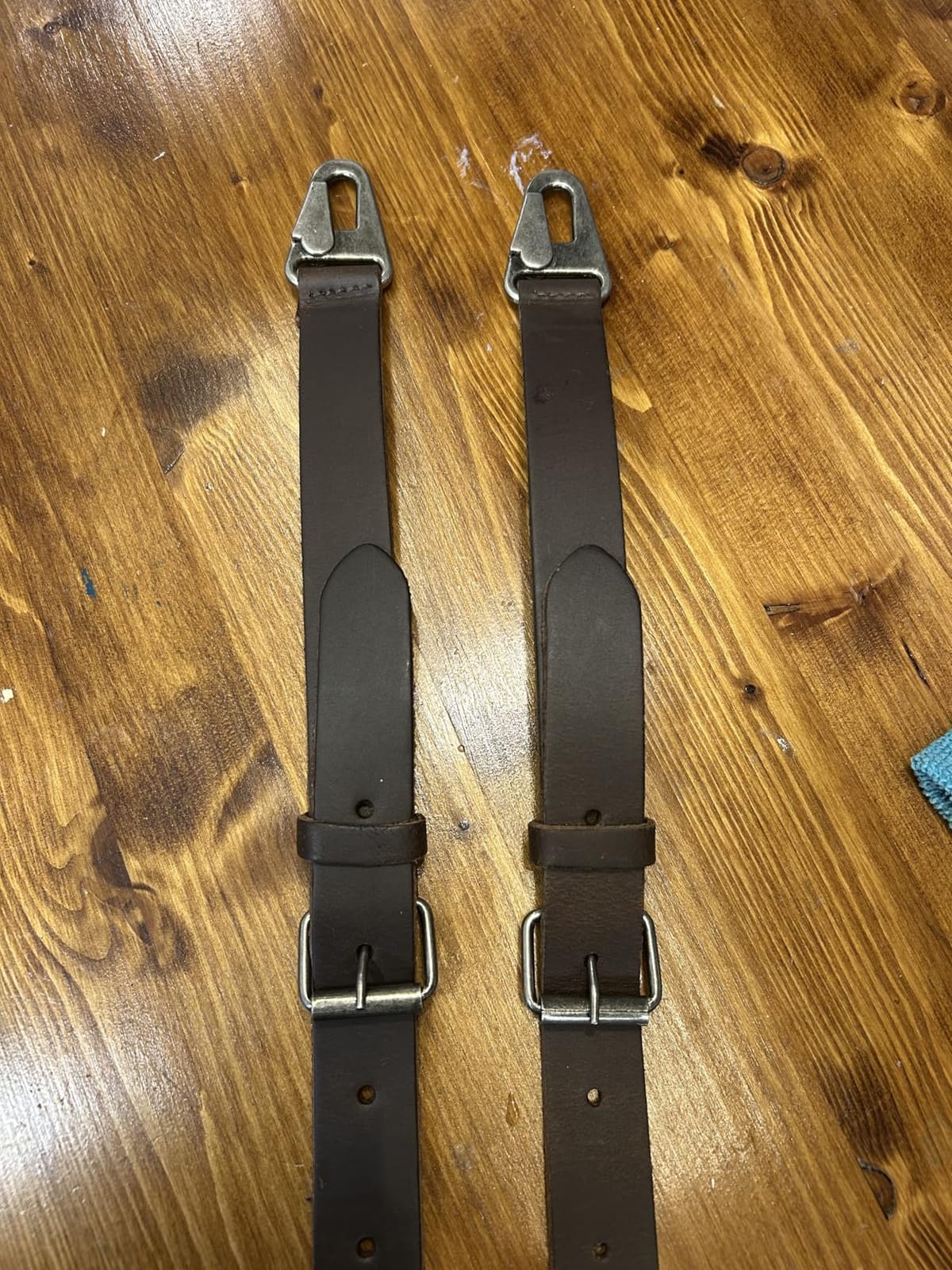 Full Grain Leather Suspender for Men | Vintage Leather Suspenders | Y Design | Groomsmen Wedding Gifts customer photo 2