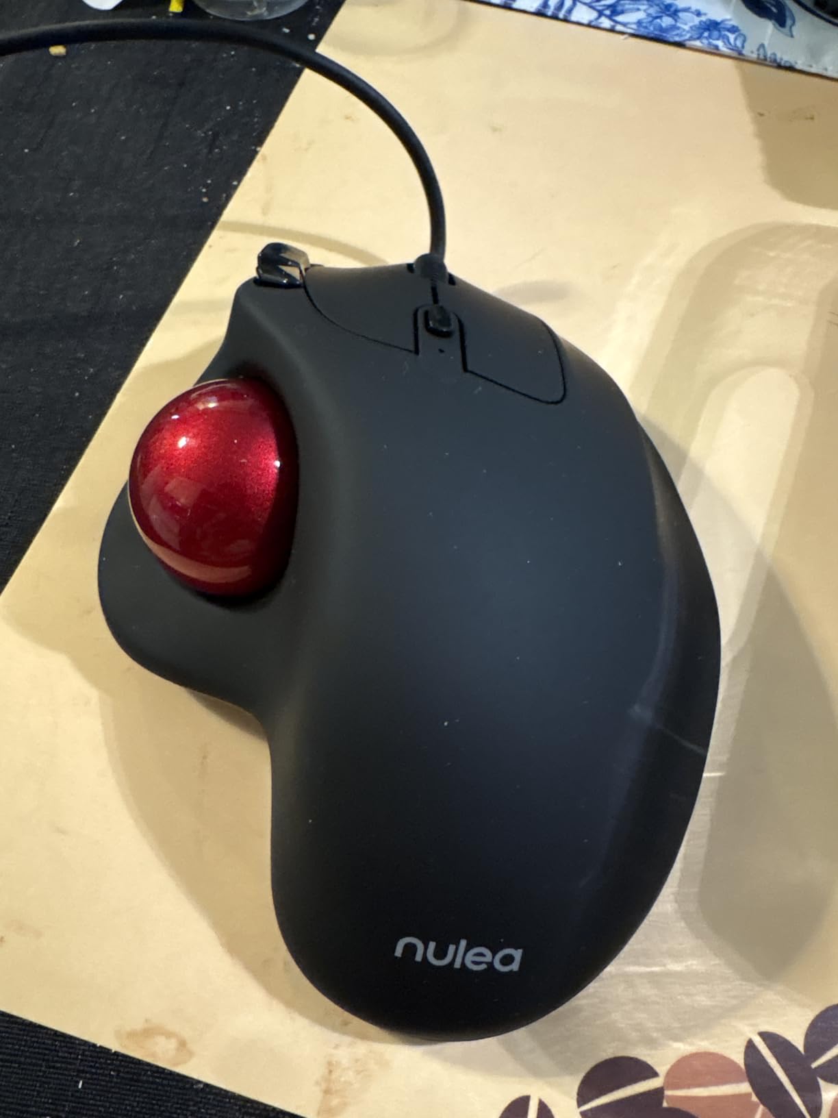 Nulea M509 Wired Trackball Mouse Ergonomic Thumb Control Type C USB customer photo 2