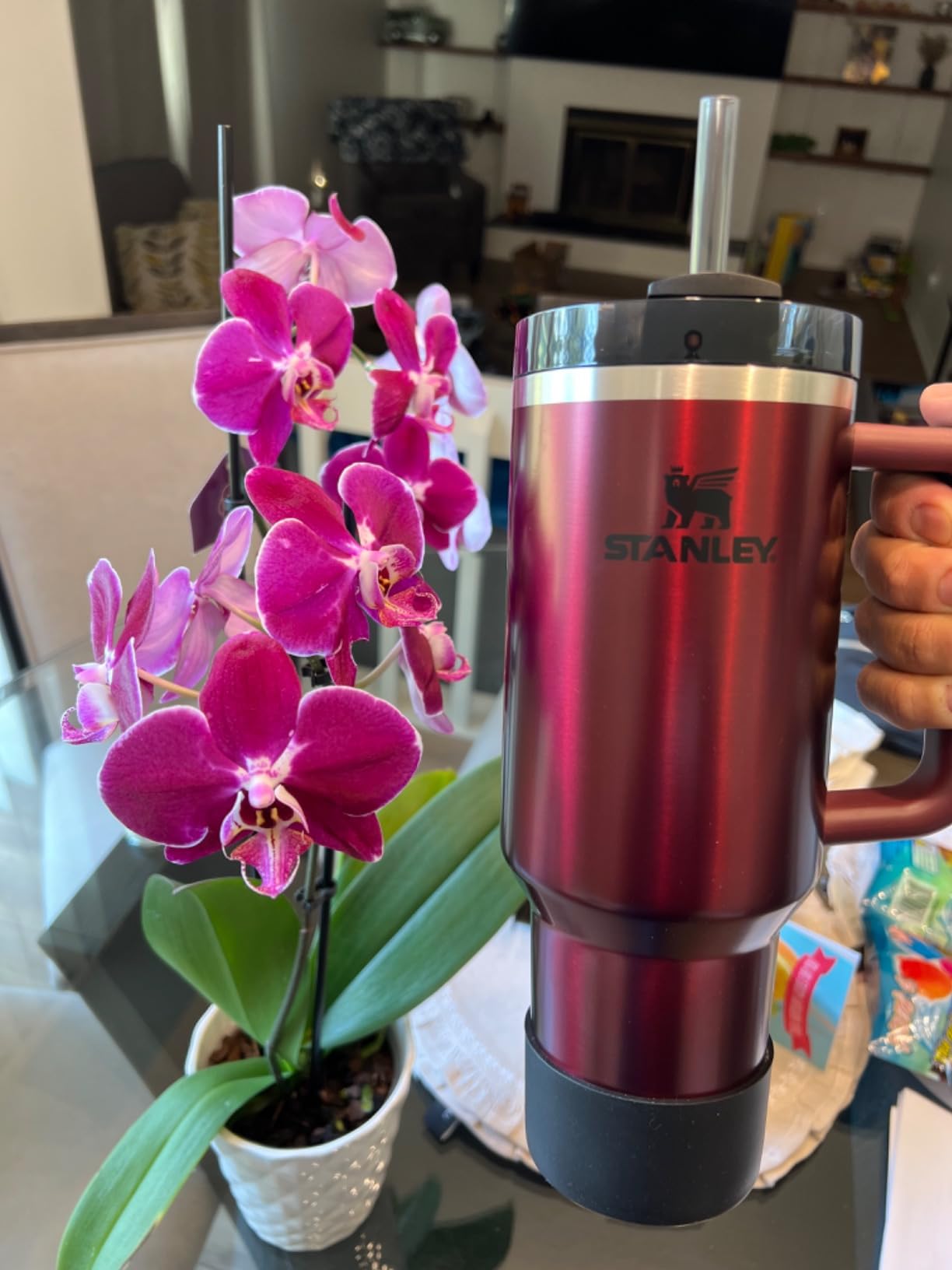 Stanley Quencher H2.0 FlowState 40 oz Tumbler - Rosewood Glow customer photo 1