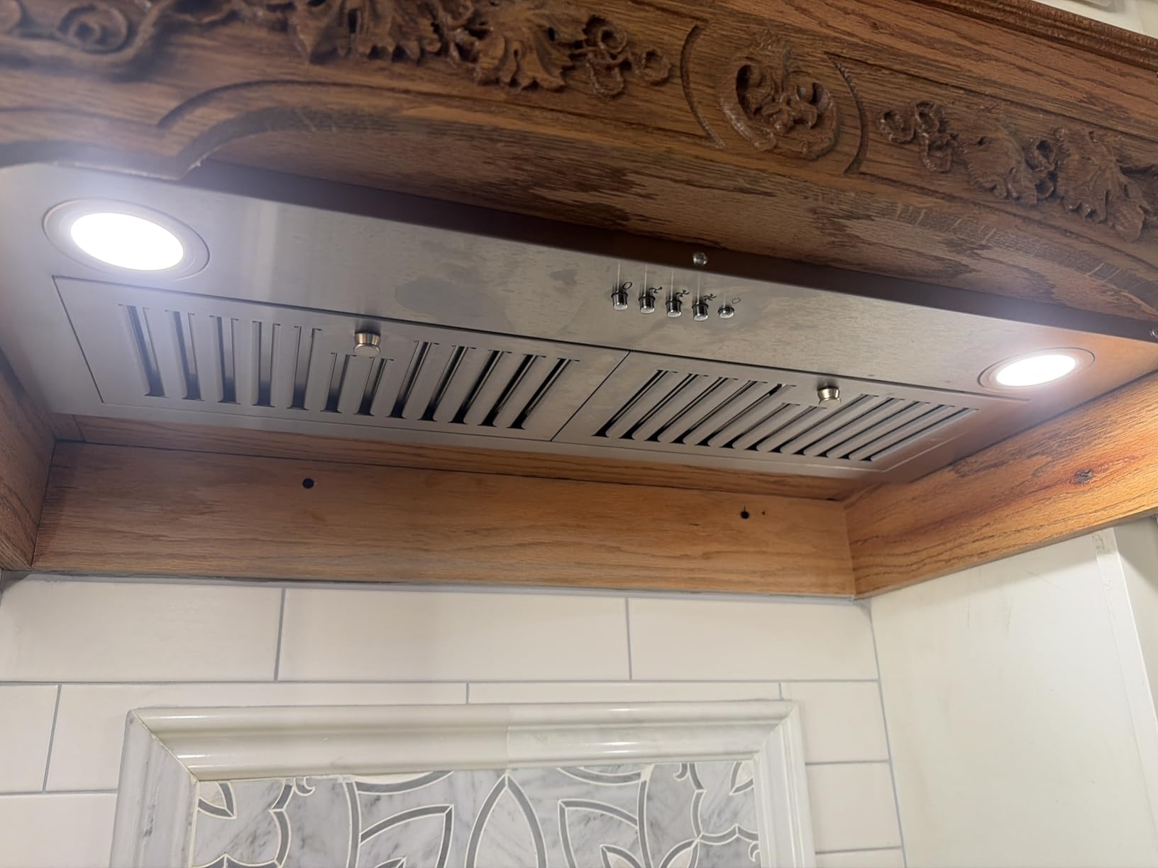 FIREGAS Range Hood Insert 36 inch, 600 CFM Built-in Kitchen Vent Hood customer photo 2