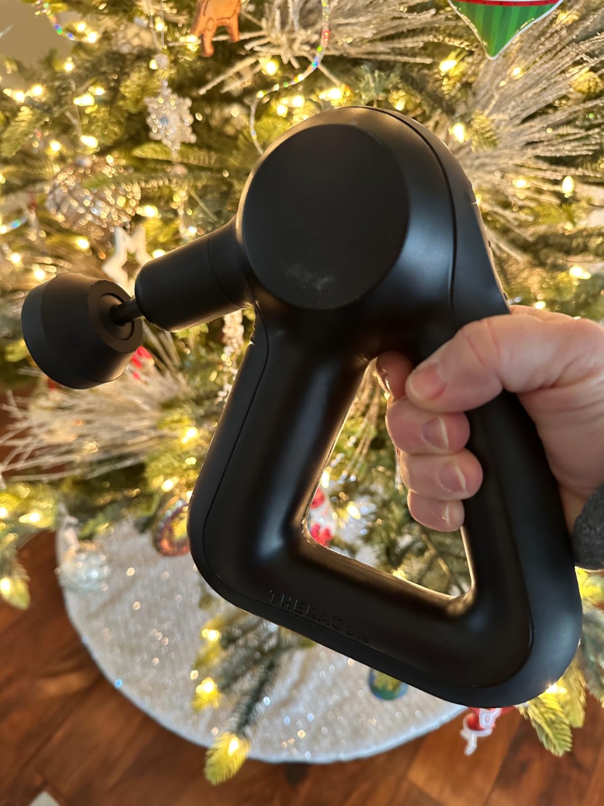 TheraGun Therabody Relief Massage Gun | for Daily Comfort | 3-Speed | Navy customer photo 2