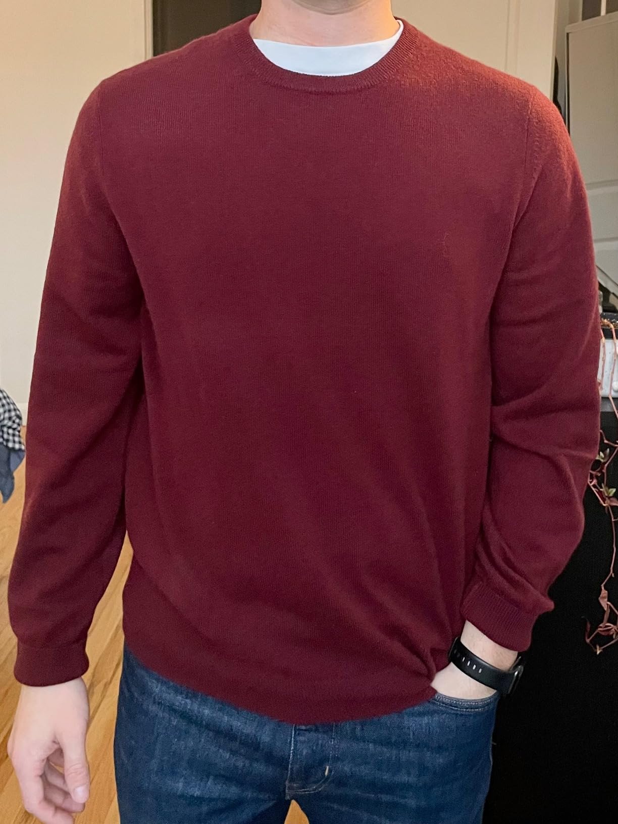 NAADAM Men's The Original Cashmere Crewneck Sweater customer photo 2