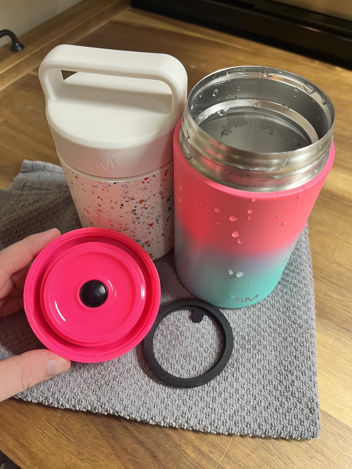 Simple Modern Insulated Food Jar with Handle | 12oz | Green customer photo 1