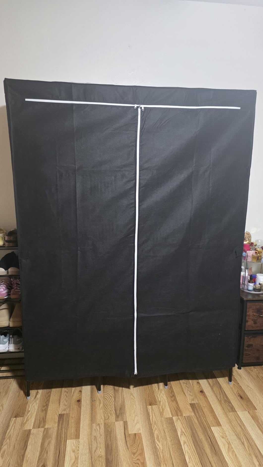 LOKEME Wardrobe Closet,Steel Pipe Diameter 19mm,Portable Closet for Bedroom customer photo 1
