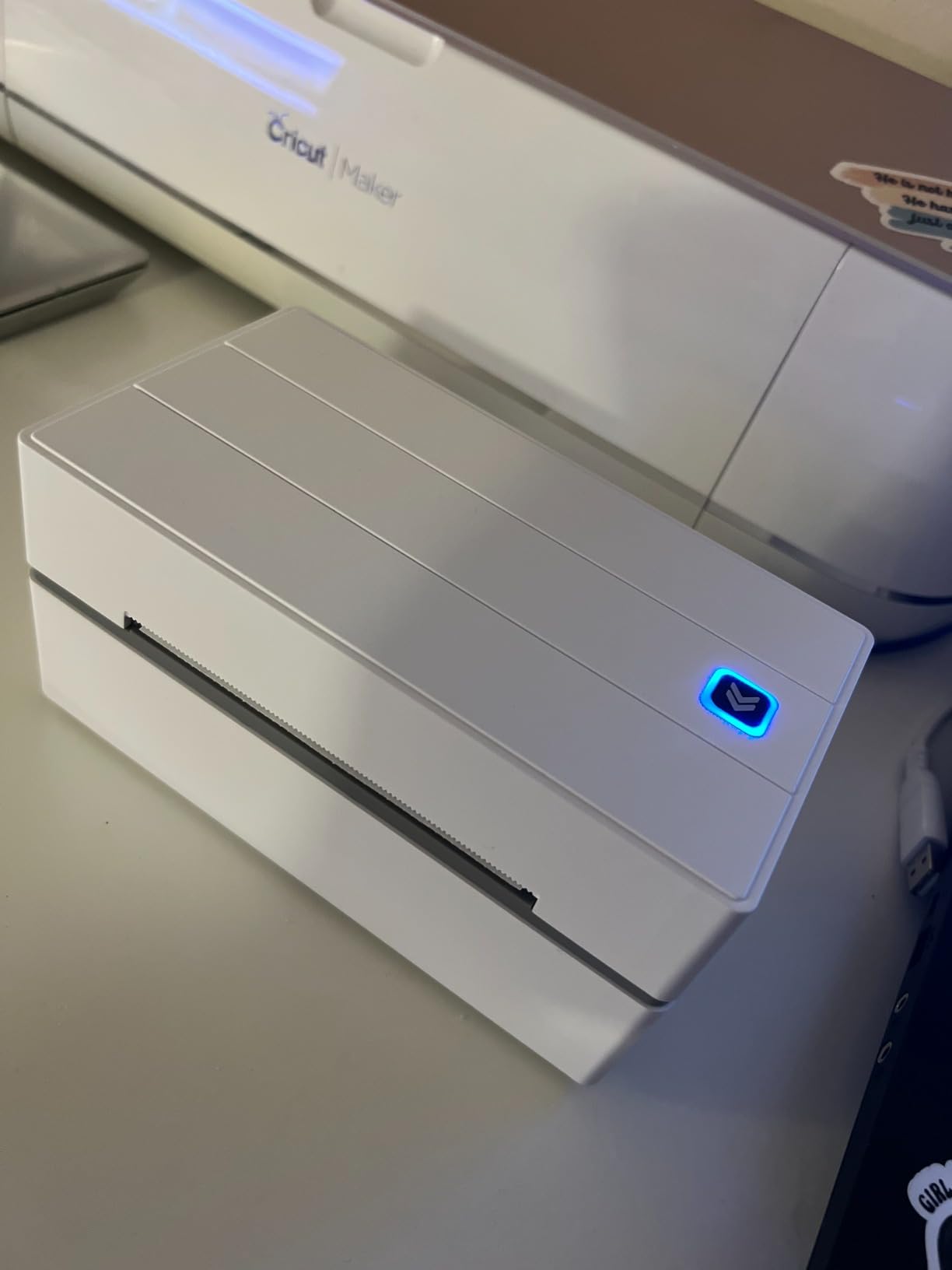 MUNBYN Bluetooth Thermal Label Printer, Wireless 4x6 Shipping Label Printer customer photo 1