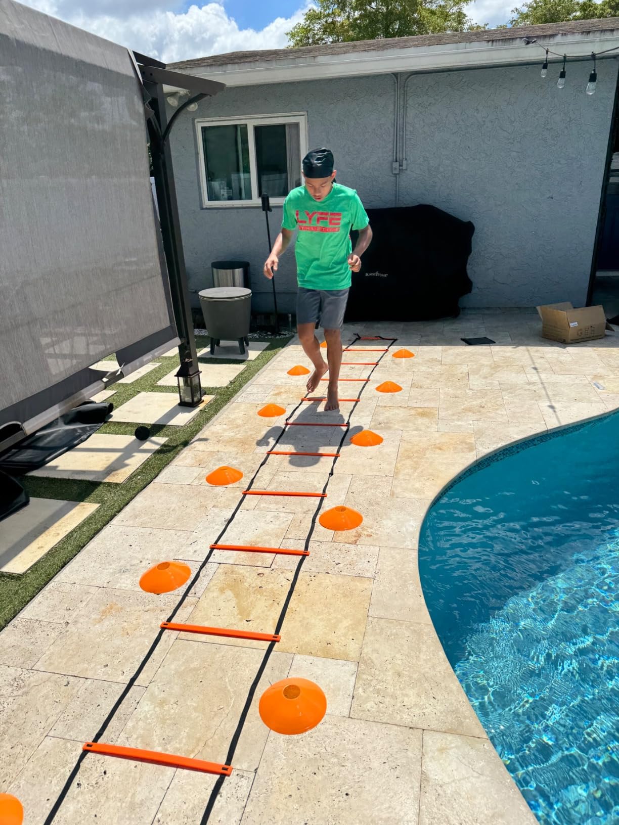 GHB Agility Ladder,Football Training Equipment Set customer photo 1