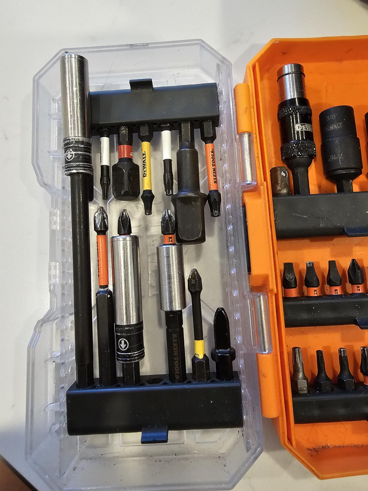 Klein Tools 33801 Impact Driver Bit Set with Magnetic Nut Drivers, ProFlex S2 Steel Phillips, Slotted, Square, TORX Bits with Case, MODBox Compatible, 40-Piece customer photo 2