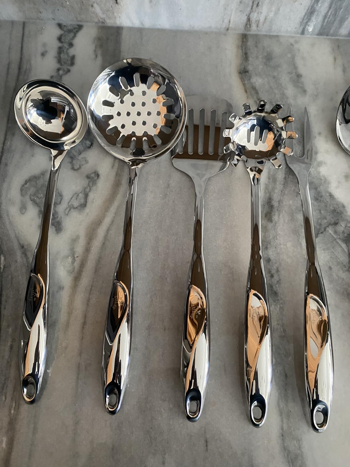 Zulay Kitchen Stainless Steel 8 Piece Cooking Utensil Set customer photo 2