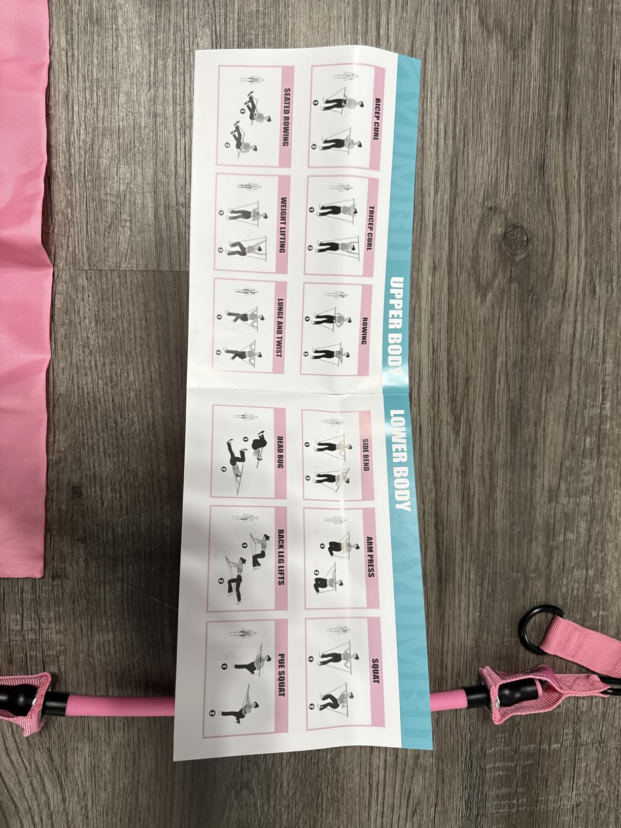 Ayombo Pilates Bar Kit with Resistance Bands, Pilates Workout Equipment for Legs, Hip, Waist, Arm, Squats Exercise Equipment for Home Workouts, Adjustable 3-Section Pilates Bar Kit for Women & Men customer photo 1