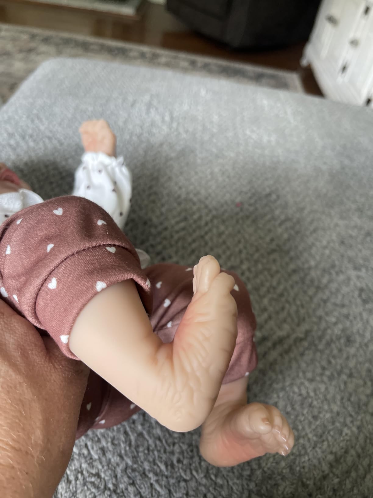 KSBD Reborn Baby Dolls - 18 Inch Realistic Baby Doll Girl, Real Life Baby Dolls with Cute Soft Vinyl Body, Real Baby Doll Newborn Lifelike Baby Gift with Accessories for 3+ Years Old Kids customer photo 1
