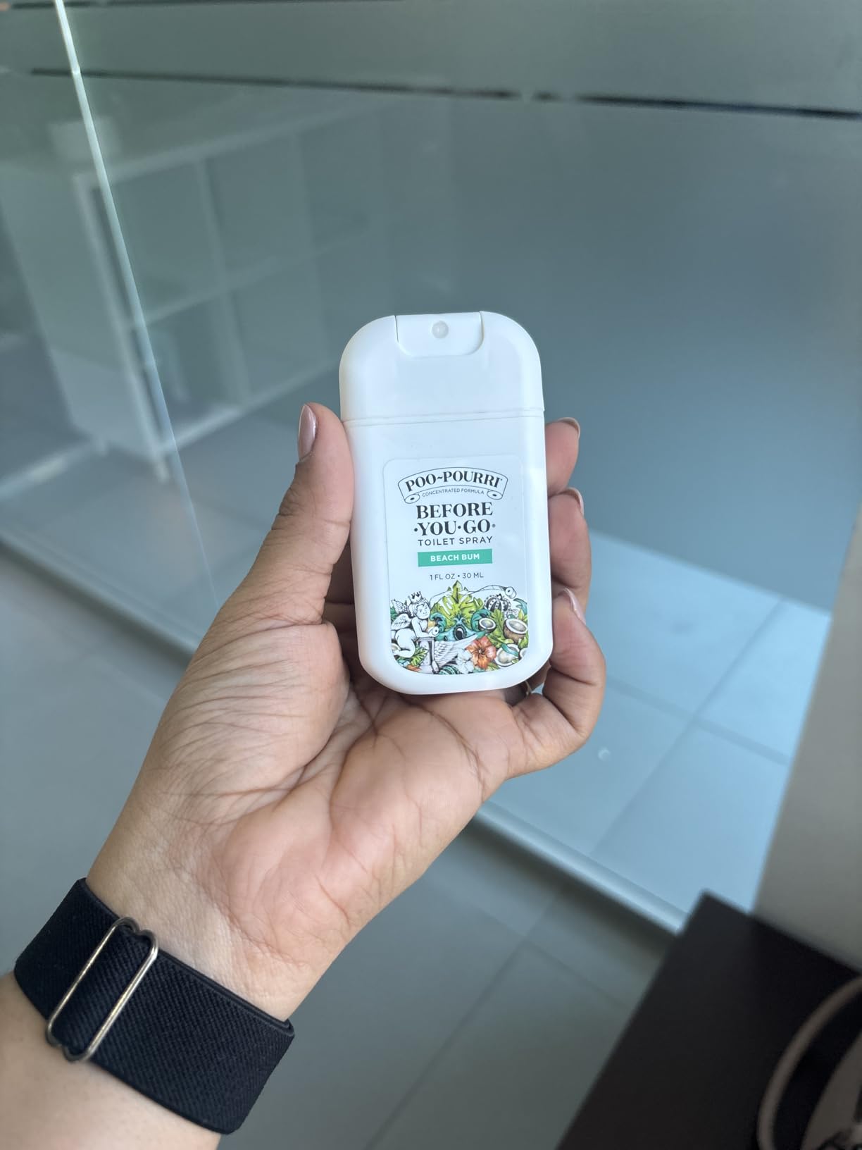Poo-Pourri Before-You-Go Pocket Toilet Spray, Beach Bum, 1 Fl Oz customer photo 2