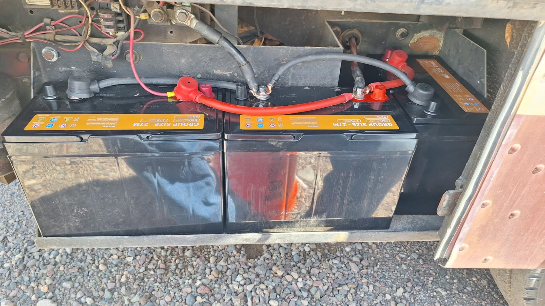 Weize Dual Purpose AGM Battery BCI Group 27M, 175RC 580CCA 12V 92AH Starter & Deep Cycle Sealed Marine & RV Battery customer photo 2