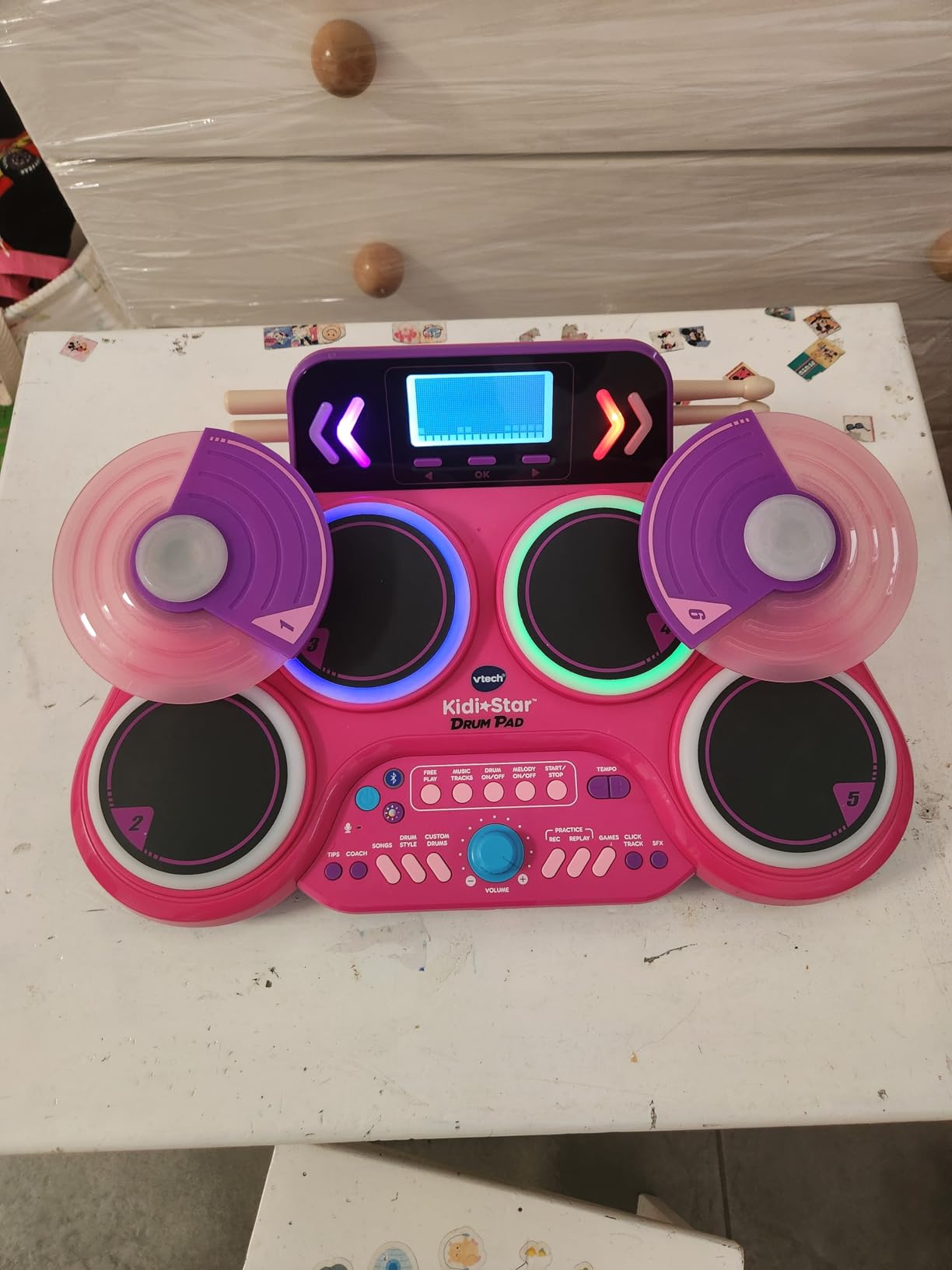 VTech Kidi Star Drum Pad, Black customer photo 2