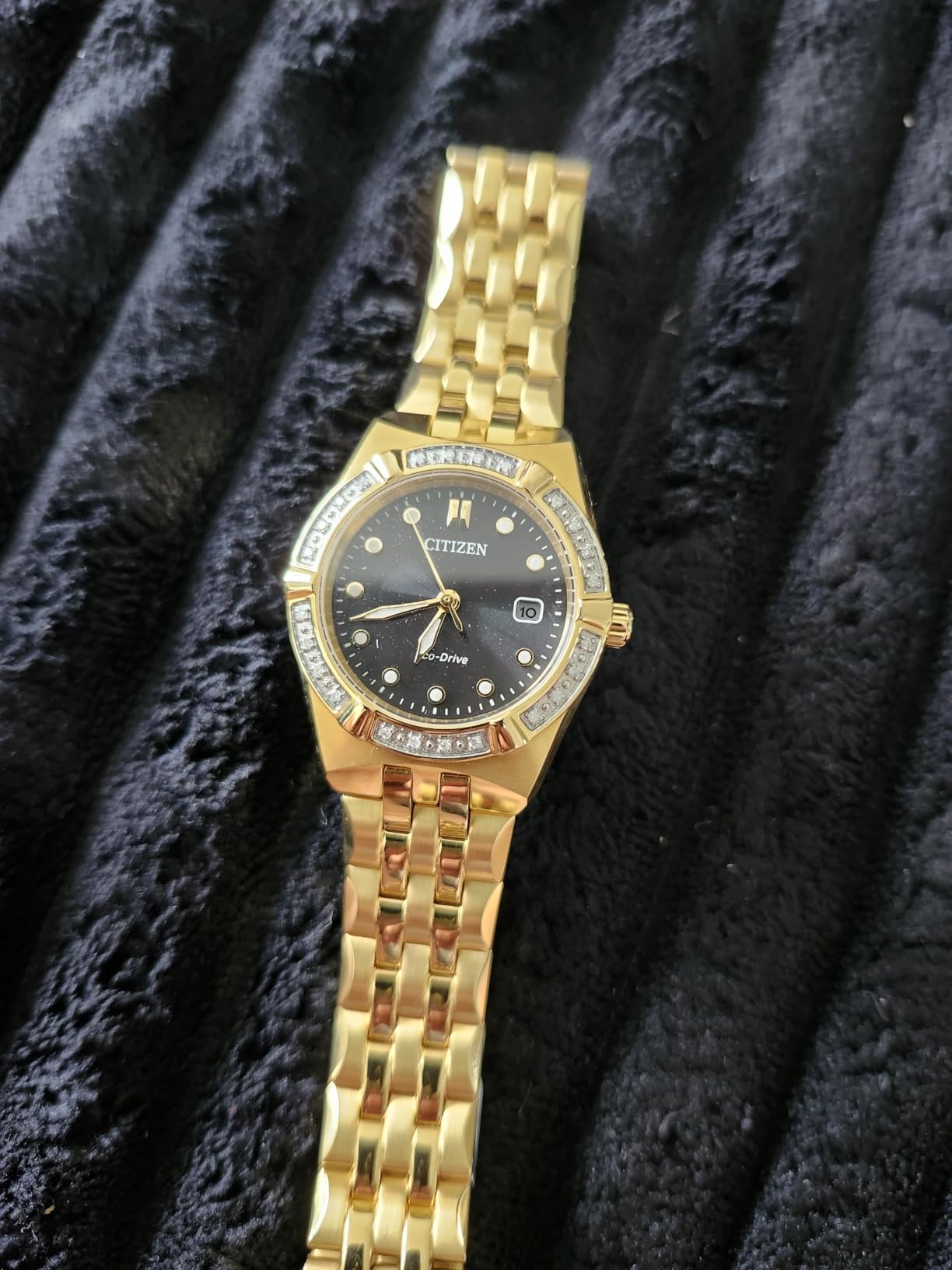 Citizen Ladies Eco-Drive Dress Classic Corso Watch, Diamond-Accented Bezel, 3 Hand, Date customer photo 1