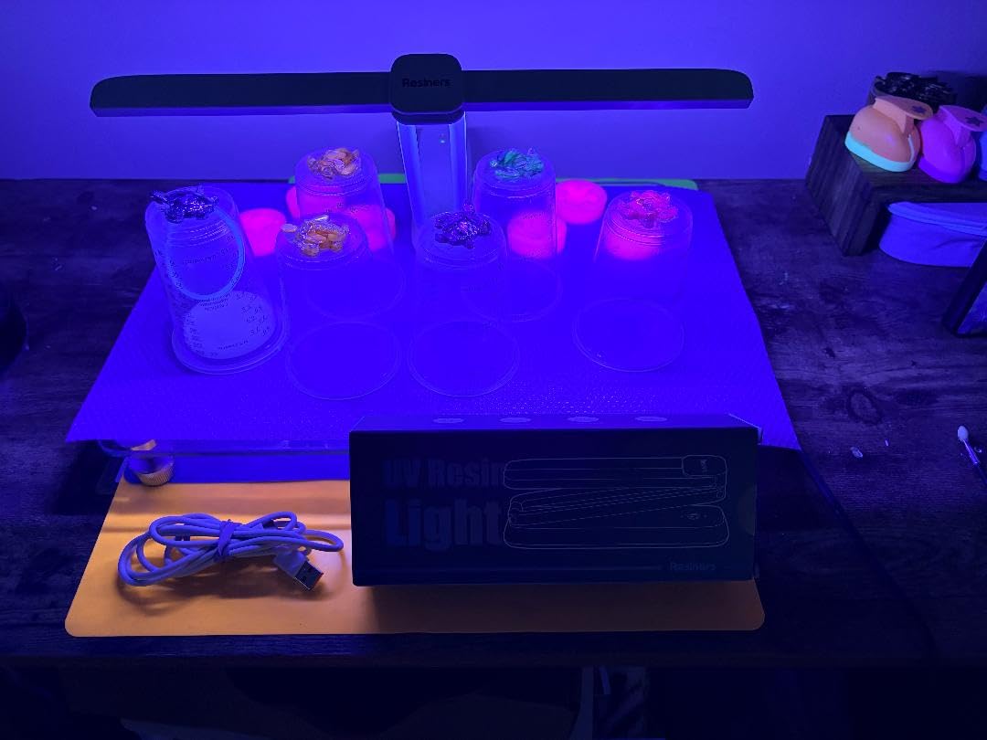 Resiners UV Resin Light, Rechargeable 3-in-1 Foldable UV Lamp, AirWave Pro customer photo 2