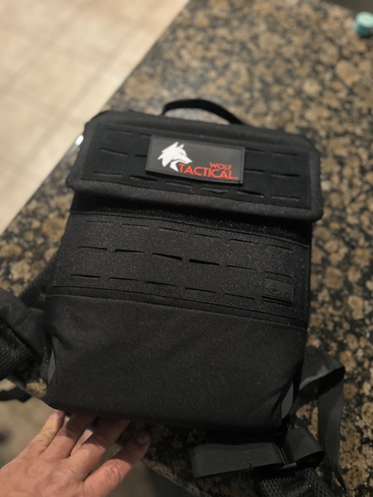 WOLF TACTICAL Men’s Weighted Backpack - Rucking Backpack for Training, Strength, Running customer photo 1