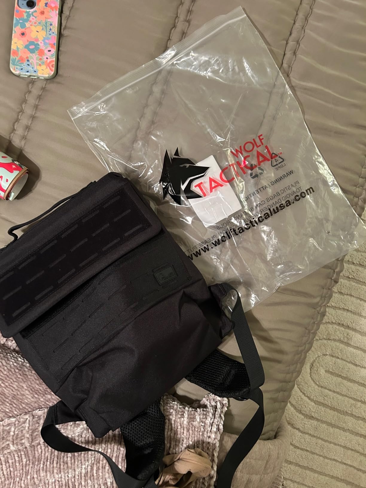 WOLF TACTICAL Men’s Weighted Backpack - Rucking Backpack for Training, Strength, Running customer photo 2