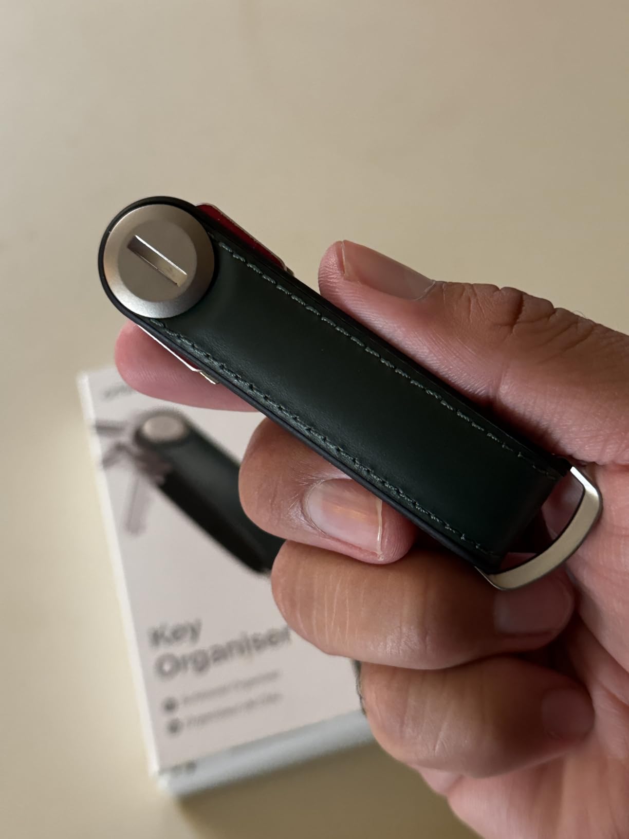 Orbitkey Key Organizer Hybrid Leather | Premium Nappa leather & TPU, Stainless Steel Locking Mechanism, Slim & Quiet Profile customer photo 2