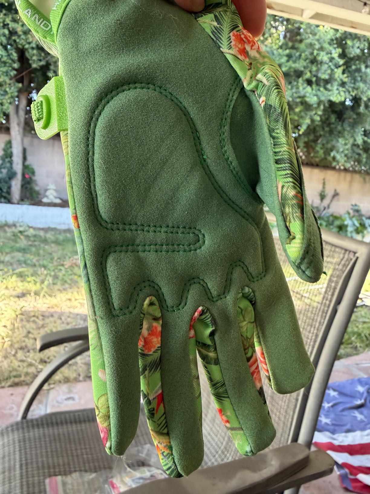 HANDLANDY Gardening Gloves for Women, Leather Garden Glove, Gardener Gift customer photo 1